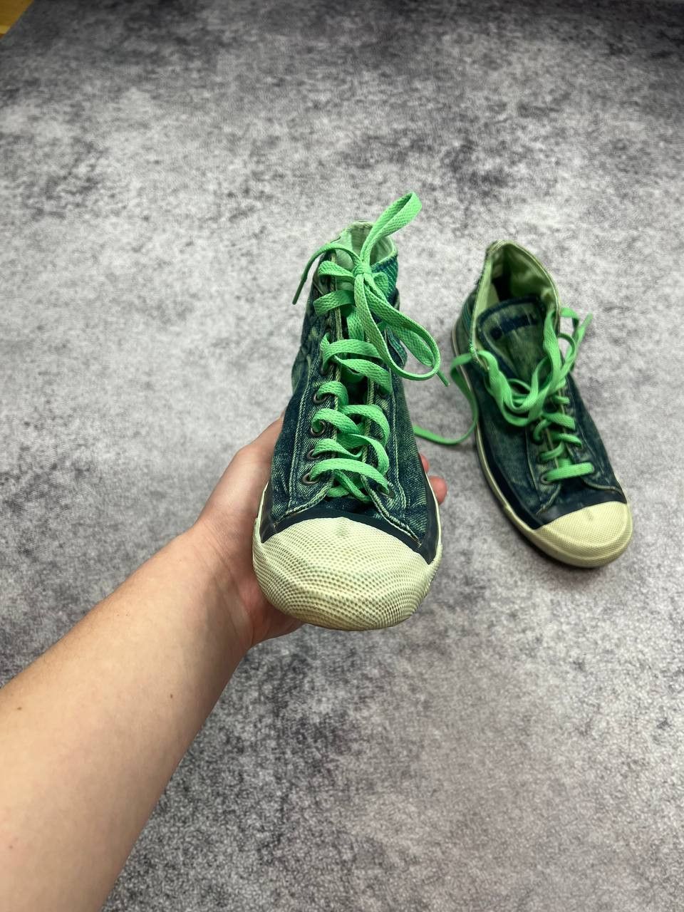Diesel Vintage Diesel High Sneakers Avant Garde Opium Size US 5.5 / EU 38 - 8 Thumbnail