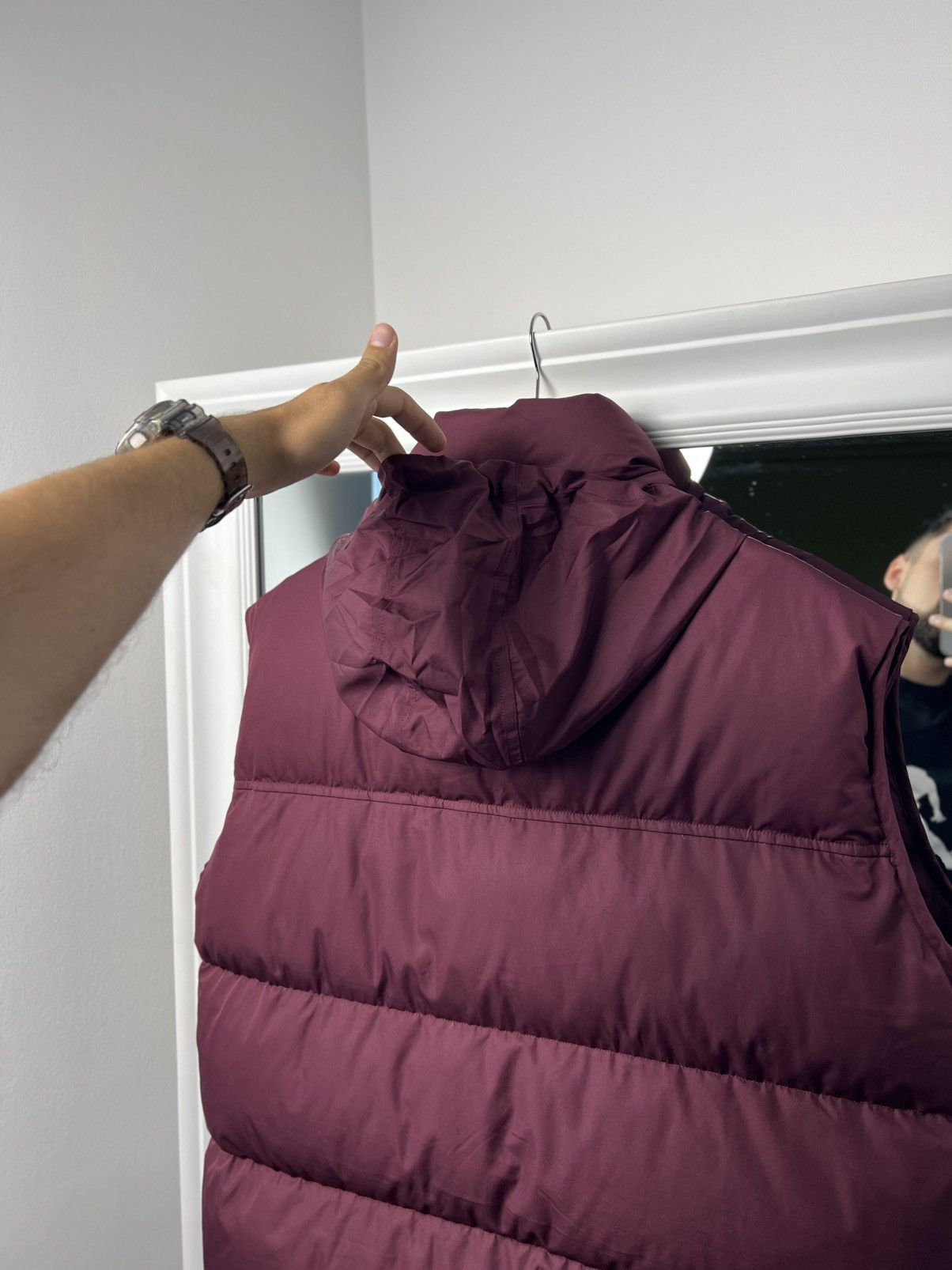 Nike Nike Vintage Burgundy Down Puffer Vest Men’s L Size US L / EU 52-54 / 3 - 19 Thumbnail
