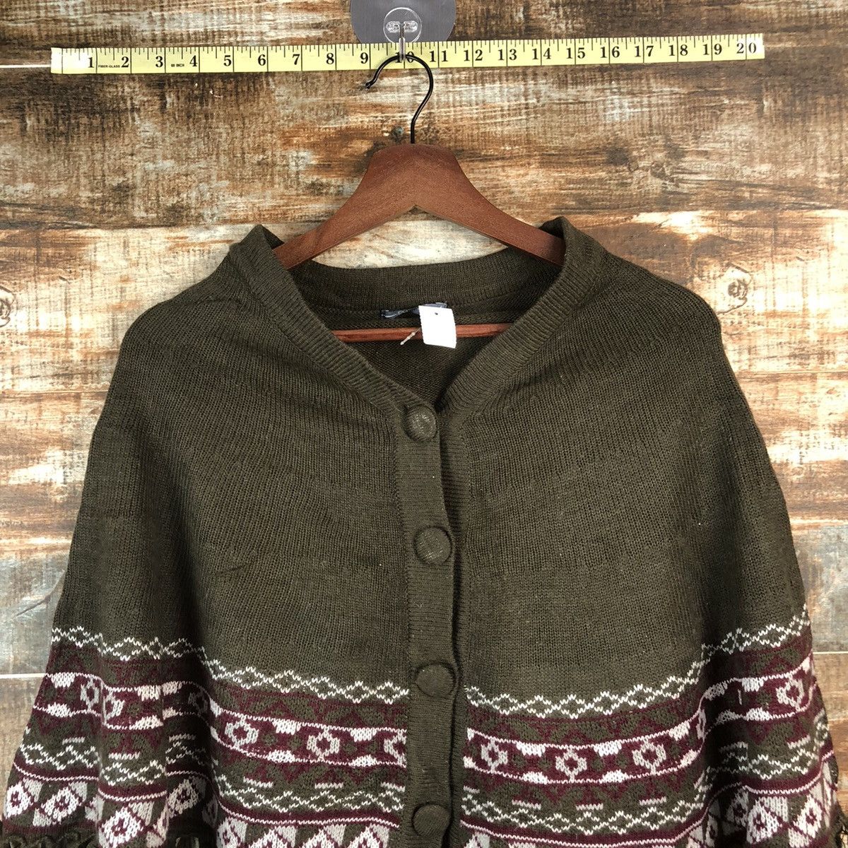 Homespun Knitwear DL Mighan Brown Cloaks Knitwear #C733 Size US M / EU 48-50 / 2 - 2 Thumbnail