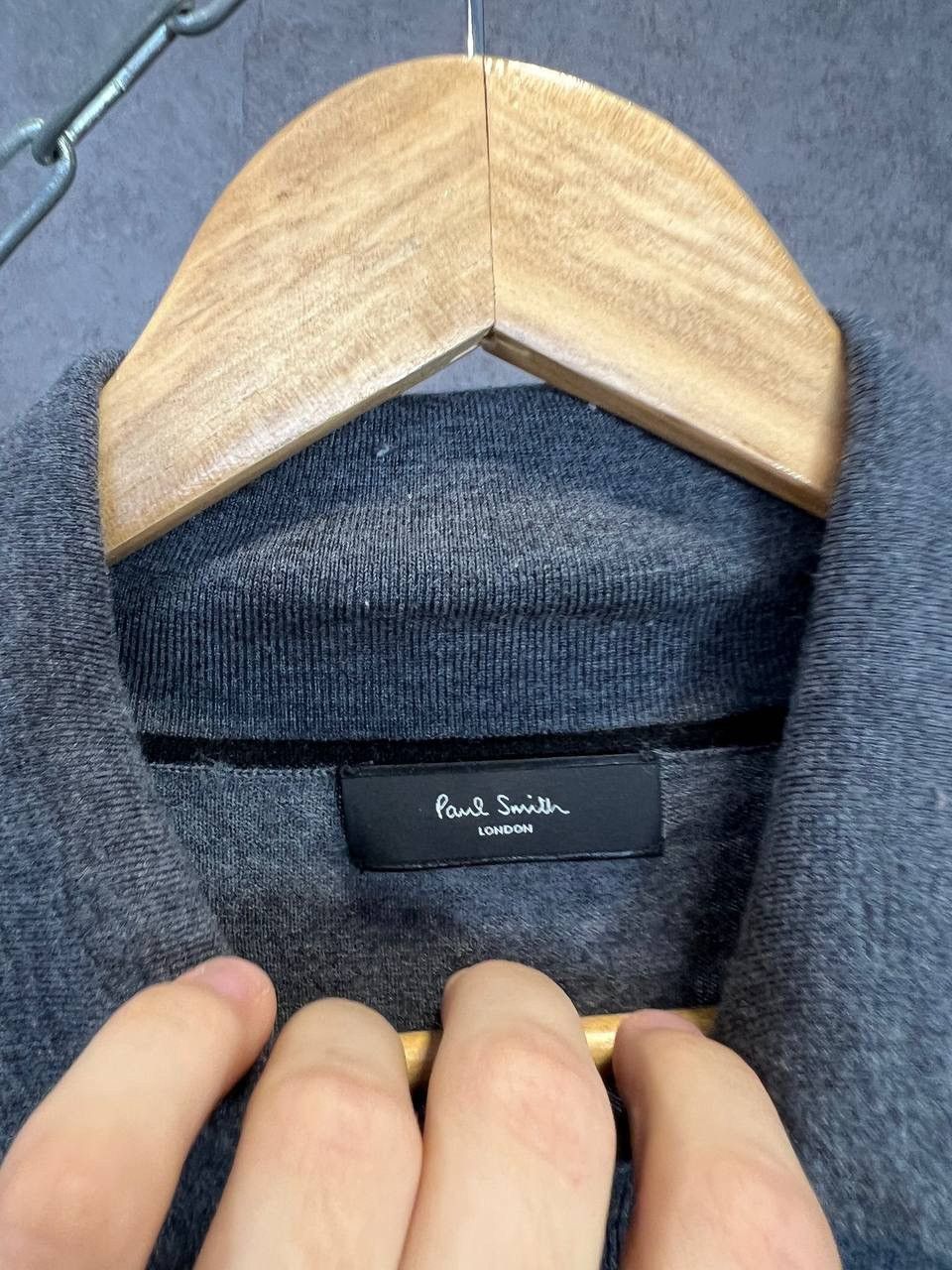 Designer × Paul Smith Paul Smith designer wool polo sweater Size US L / EU 52-54 / 3 - 3 Thumbnail