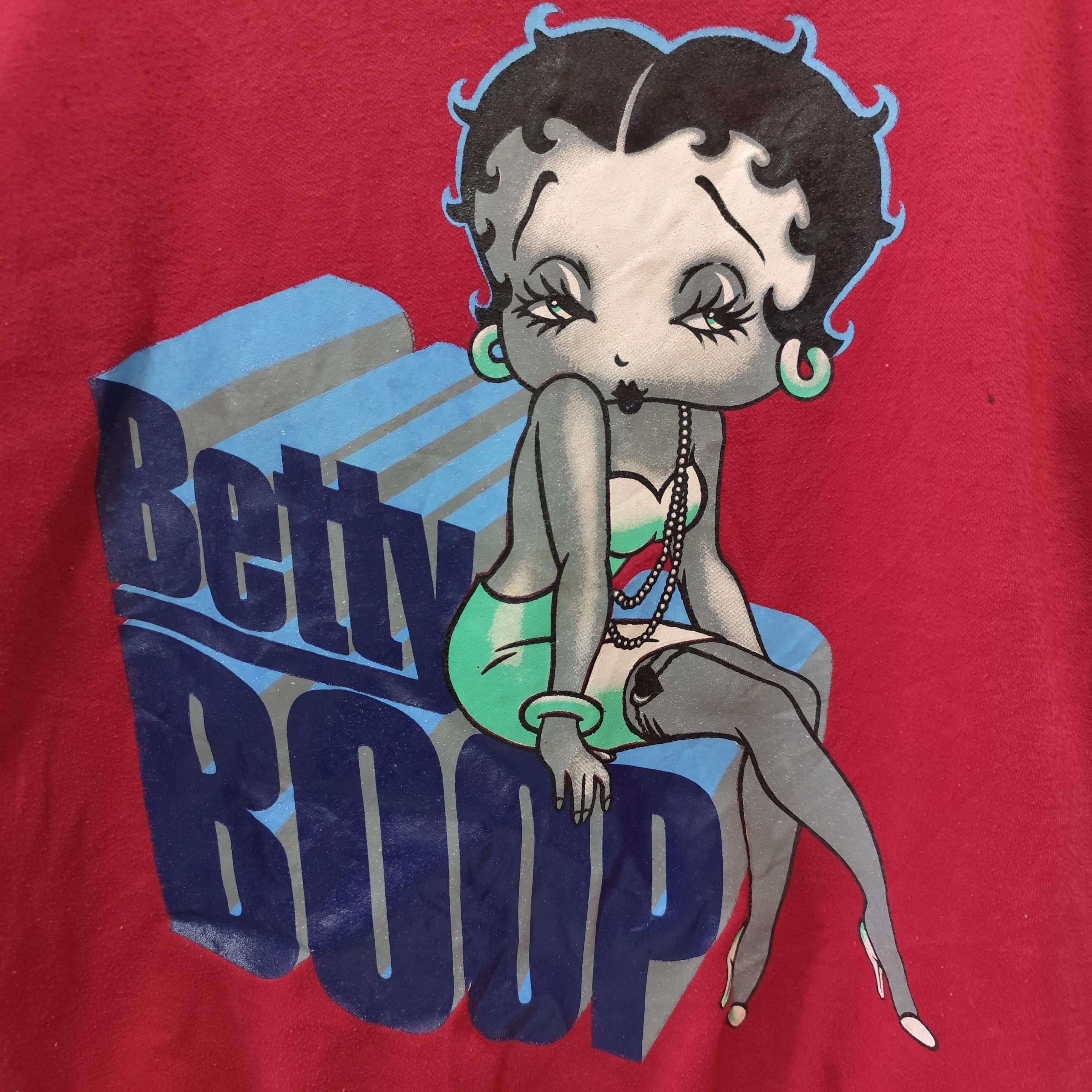 Japanese Brand × Vintage VINTAGE BETTY BOOP SWEATSHIRT Size M / US 6-8 / IT 42-44 - 2 Thumbnail