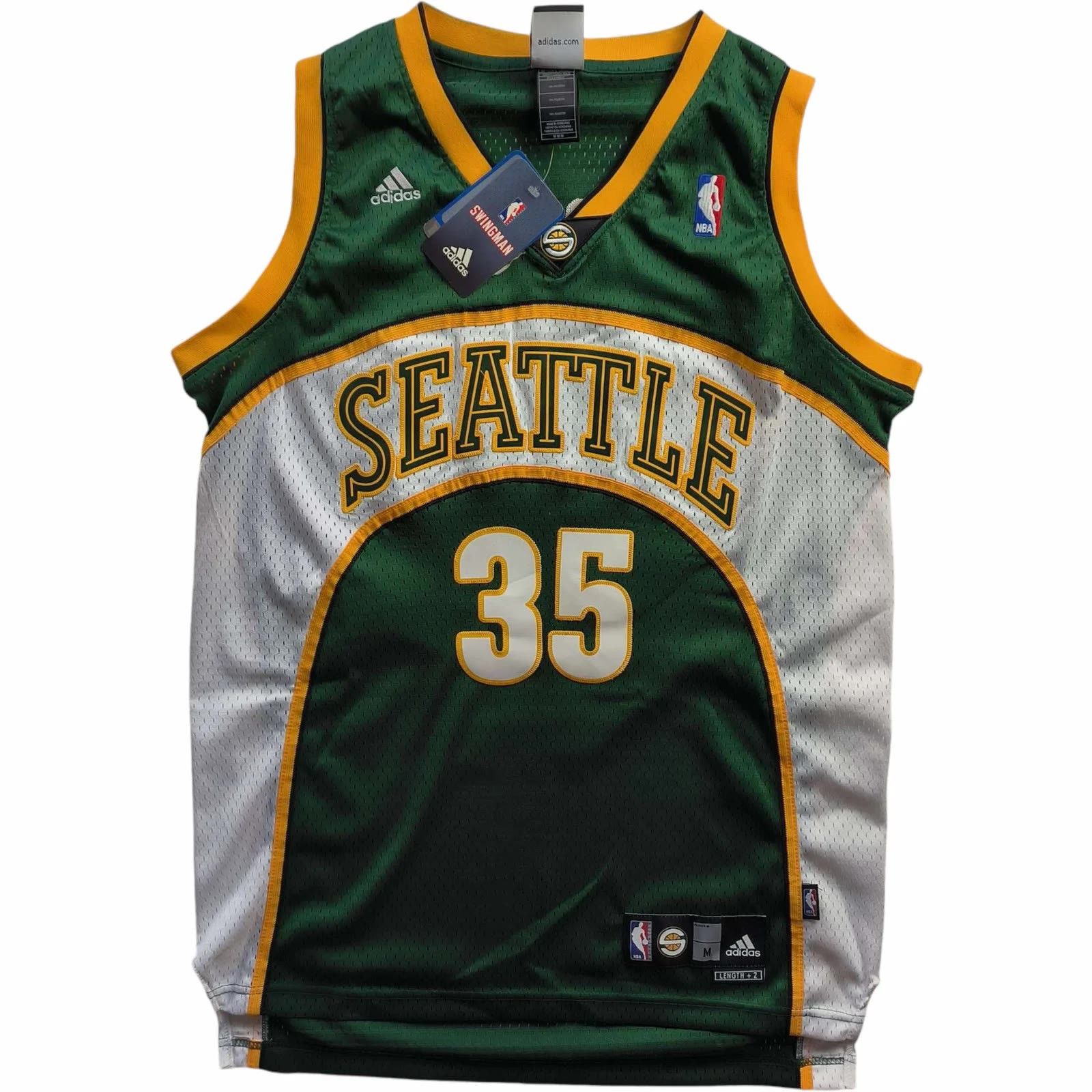 Adidas NEW Seattle Super Sonics Kevin Durant NBA jersey size M Size US M / EU 48-50 / 2 - 1 Thumbnail