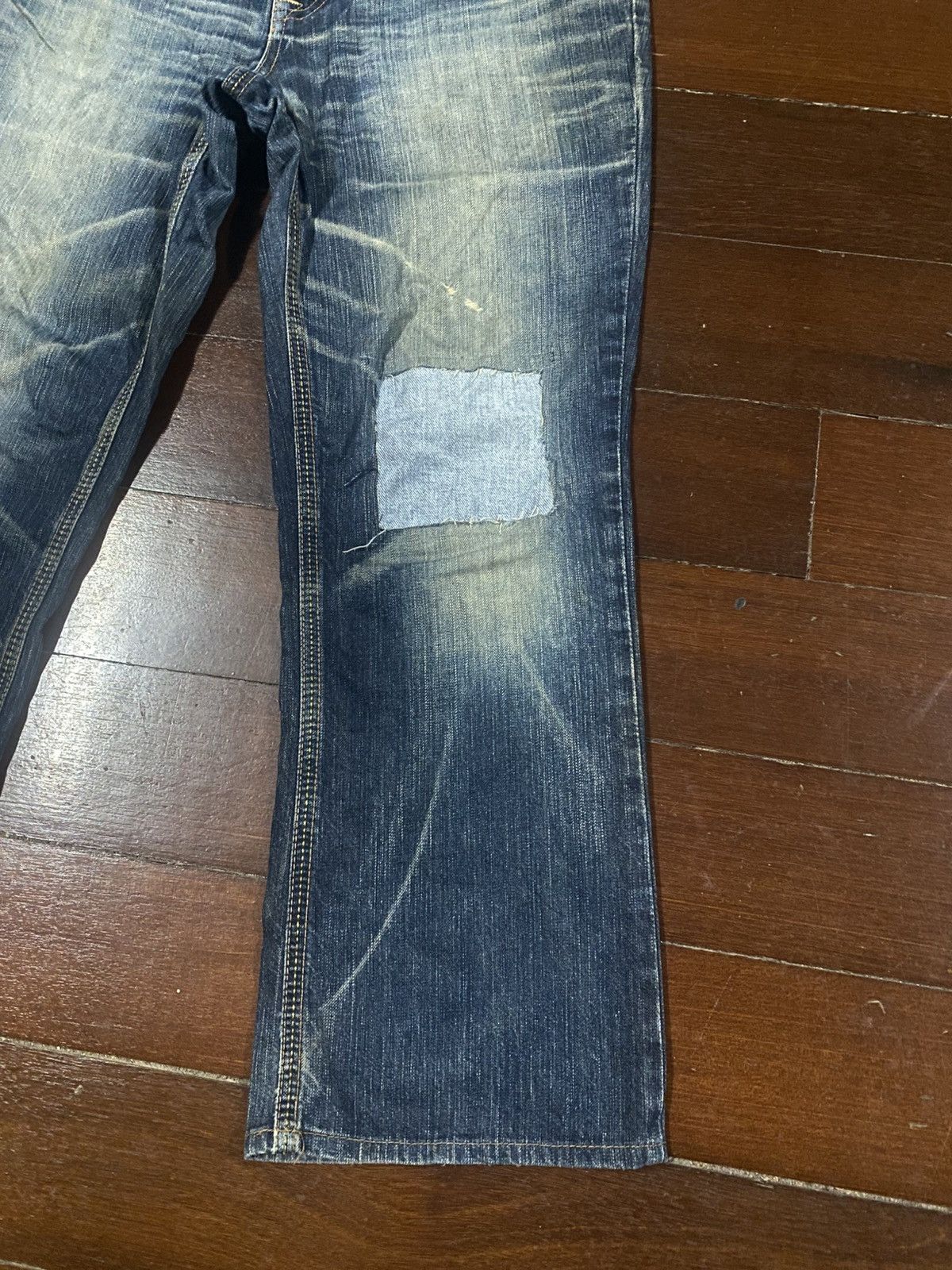Edwin BAGGY DISTRESSED DENIM EDWIN EXCLUSIVE VINTAGE XU flare Size US 36 / EU 52 - 4 Thumbnail