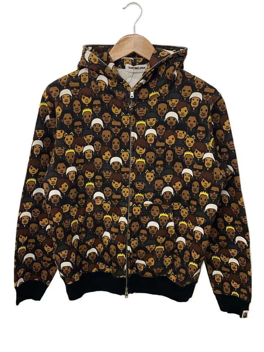 Bape A Bathing Ape x Exile Monogram Cotton Zip Hoodie Black Size US S / EU 44-46 / 1 - 1 Thumbnail