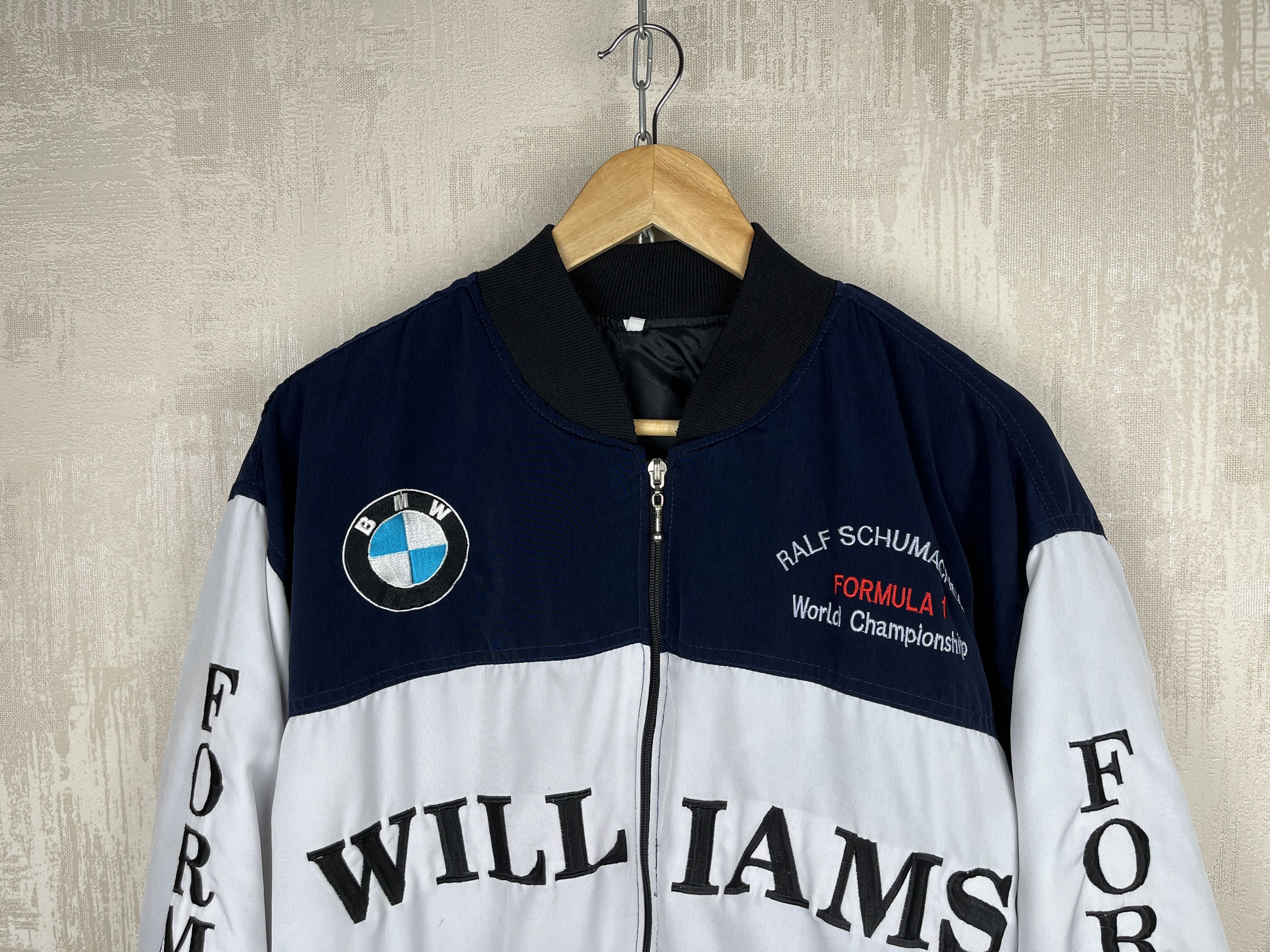 BMW × Vintage BMW Williams F1 Team Raf Schumacher Racing Bomber Jacket Size US L / EU 52-54 / 3 - 4 Thumbnail