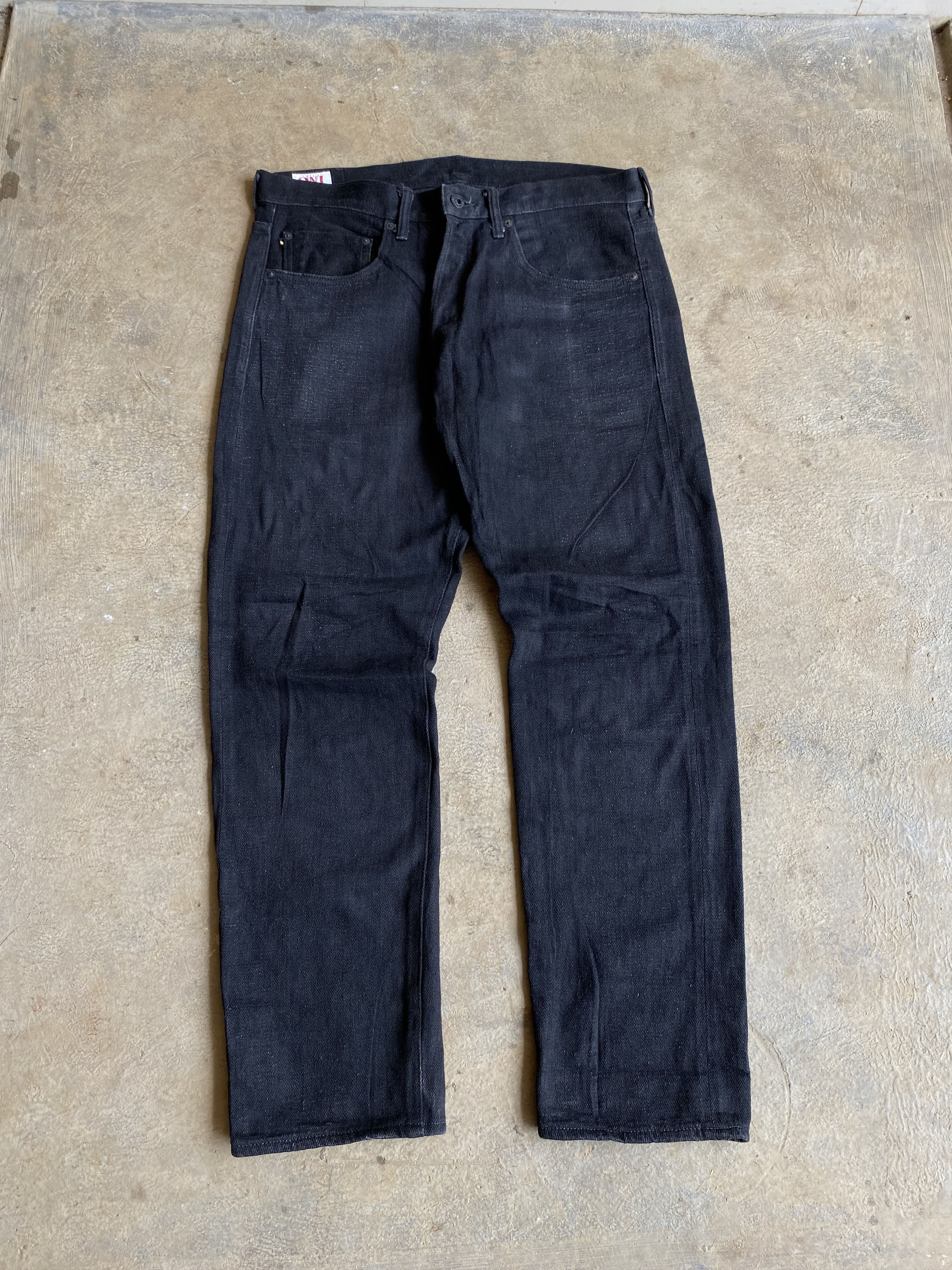 Oni Oni 575 Natural Indigo, heavy 22 oz denim 31X34, unsanforized 