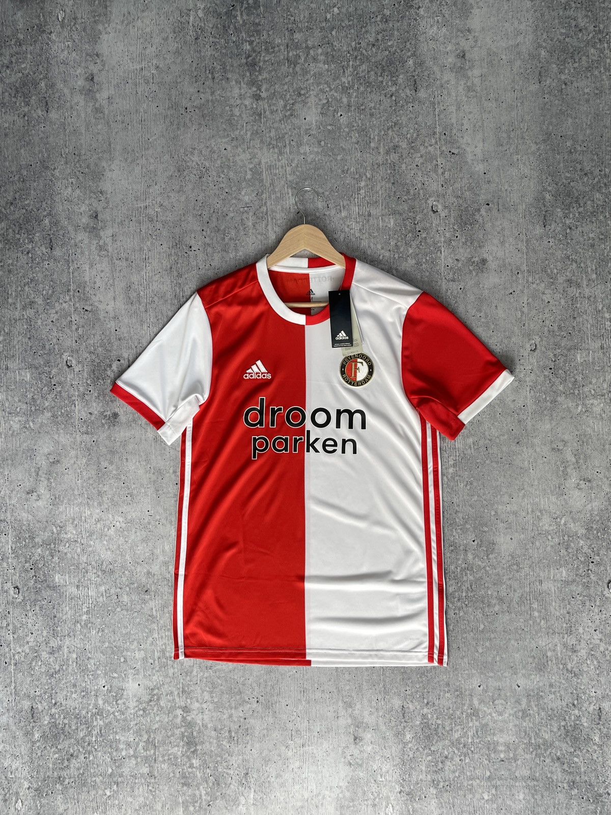 Adidas Soccer Jersey Streetwear Adidas Feyenoord Shirt 2019 2020 Heren Rood Wit Maat M Grailed