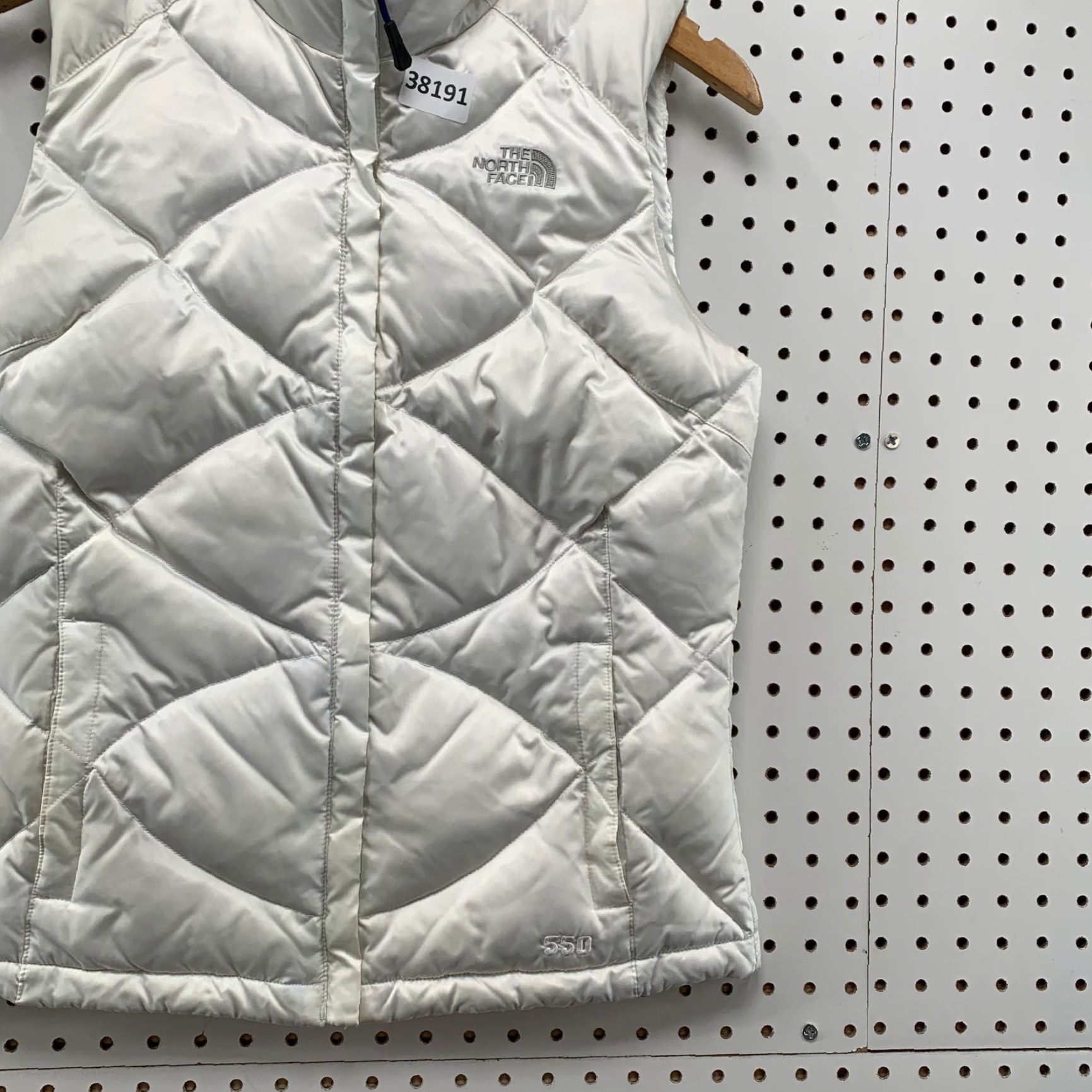 The North Face The North Face Puffer Vest Shirt Womens Small White Blue Quilted 550 Size S / US 4 / IT 40 - 4 Thumbnail
