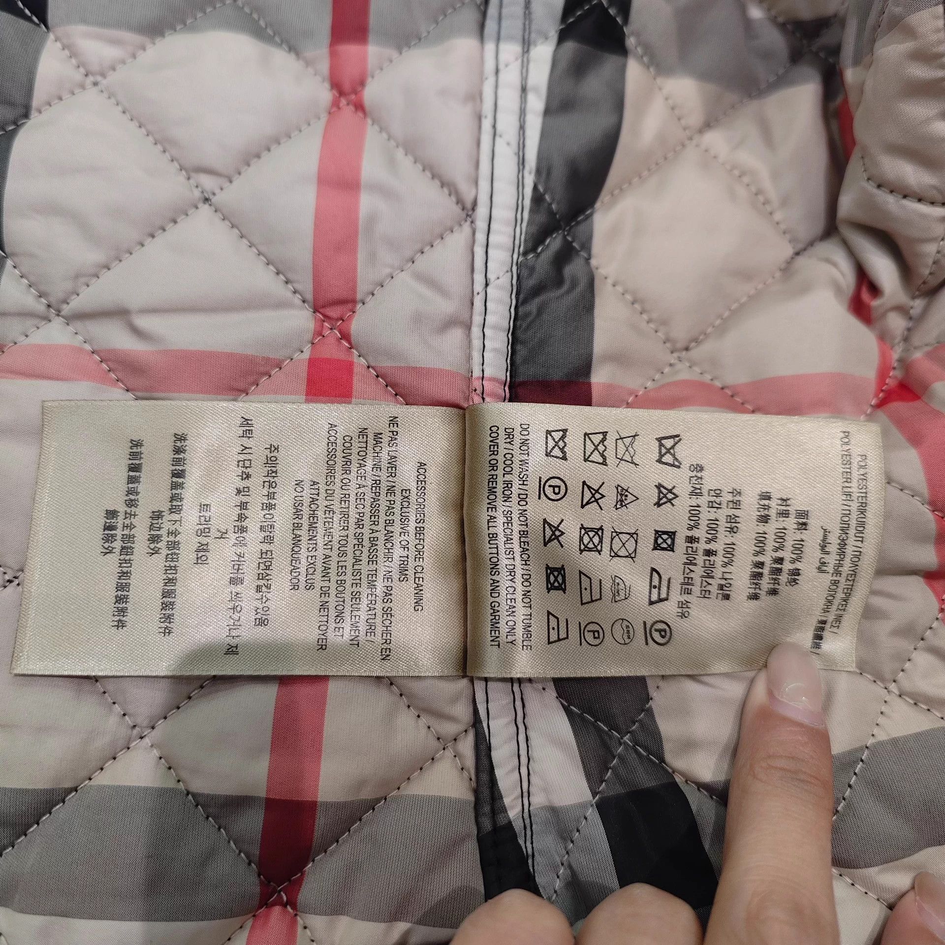 Burberry Burberry 1999 Check Puffer Coat Women's XS Size XS / US 0-2 / IT 36-38 - 6 Thumbnail