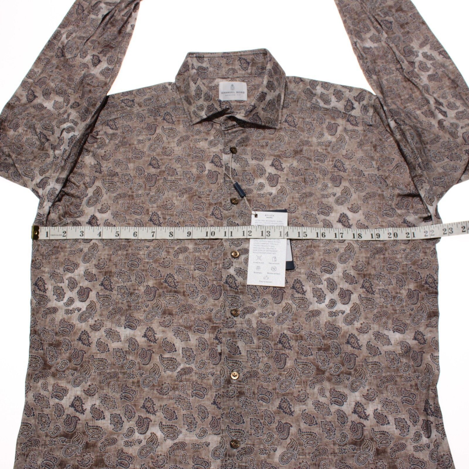 Other Emanuel Berg New with tags Shirt Size L US In Brown Size US L / EU 52-54 / 3 - 4 Thumbnail