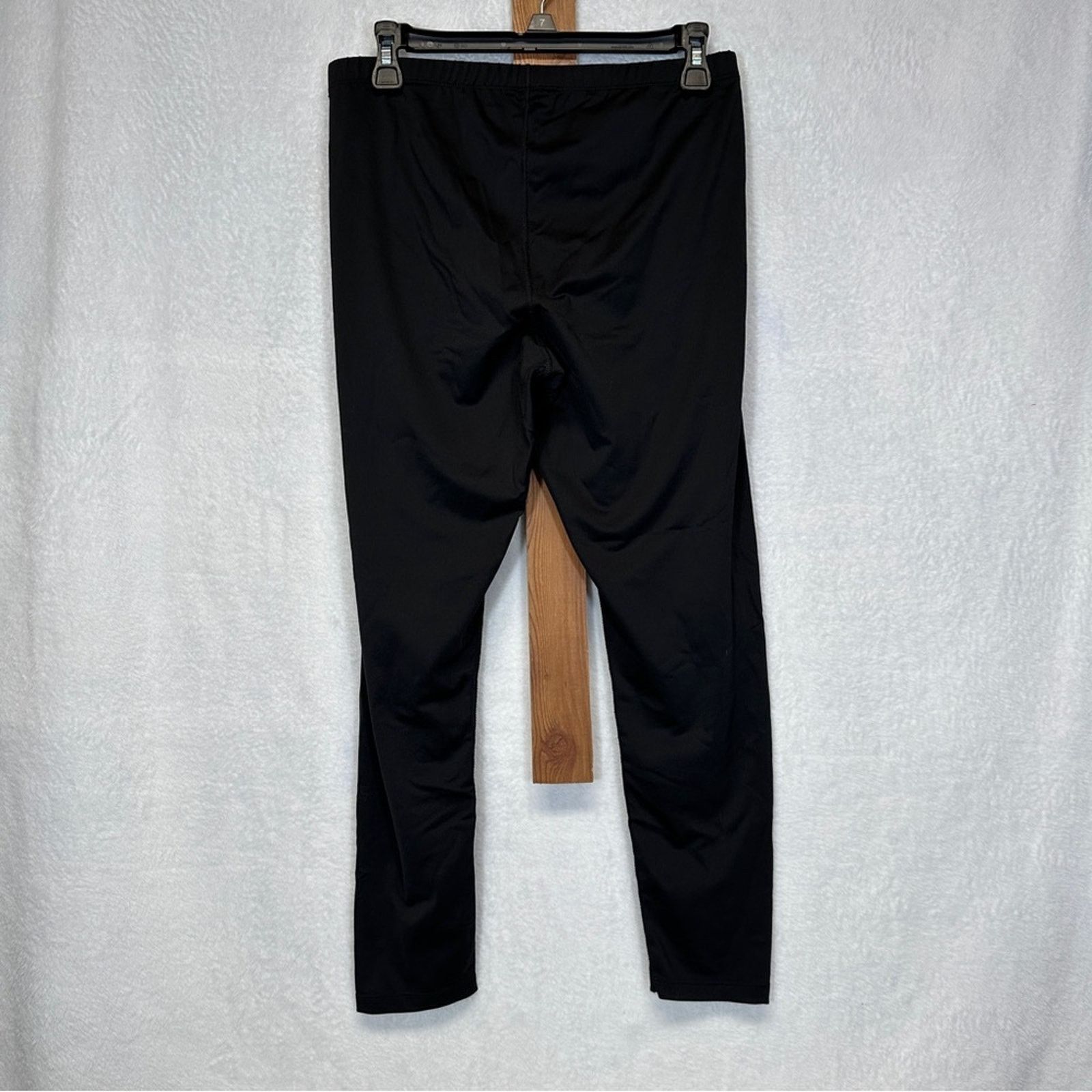 Athleta Athleta Black Mid Rise Drawstring Cropped Legging Pants Sz M Size 28" / US 6 / IT 42 - 5 Thumbnail