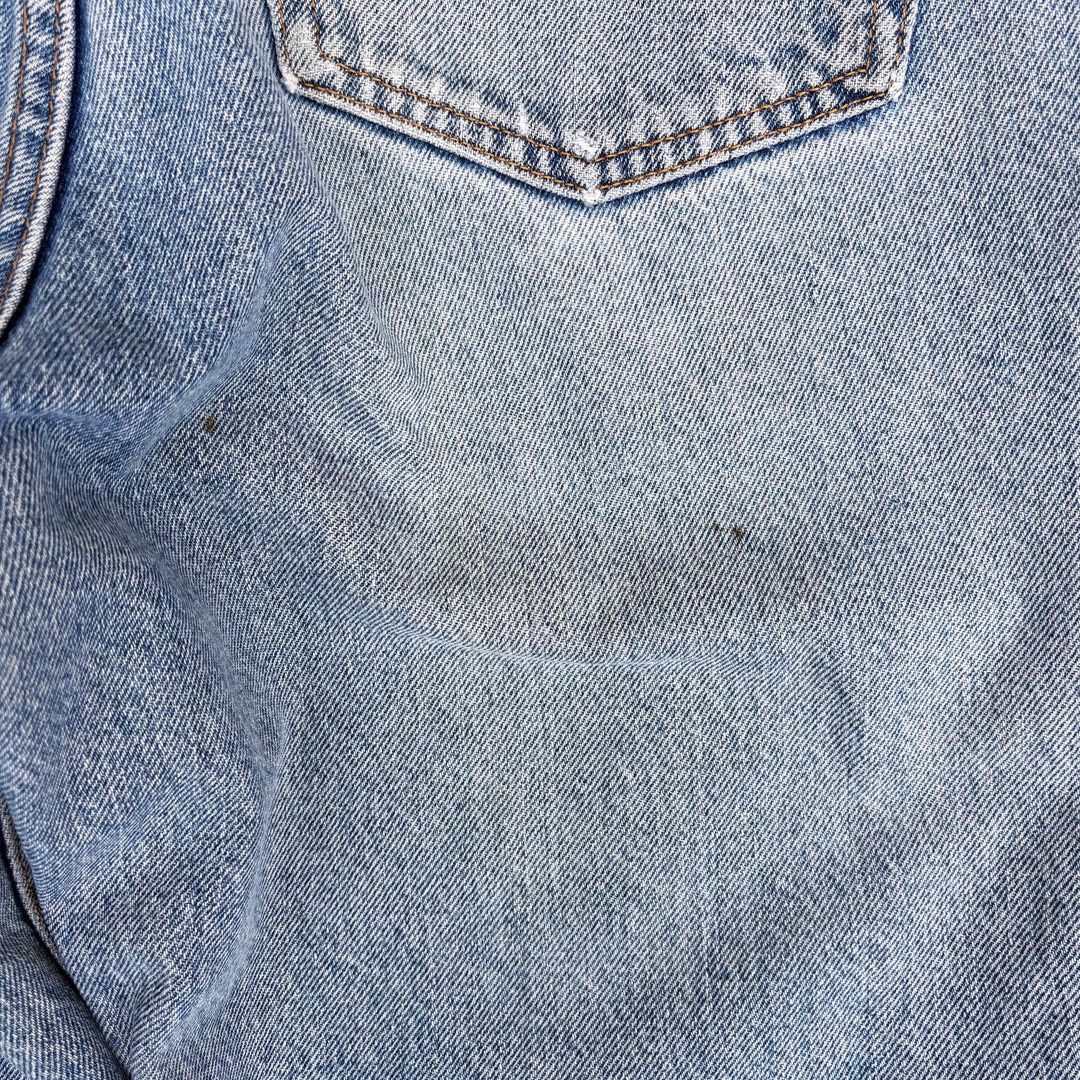 Gap × Vintage Gap 1990 9s Vintage W34 L29 Patched USA Blue Denim Jeans Size US 34 / EU 50 - 7 Thumbnail