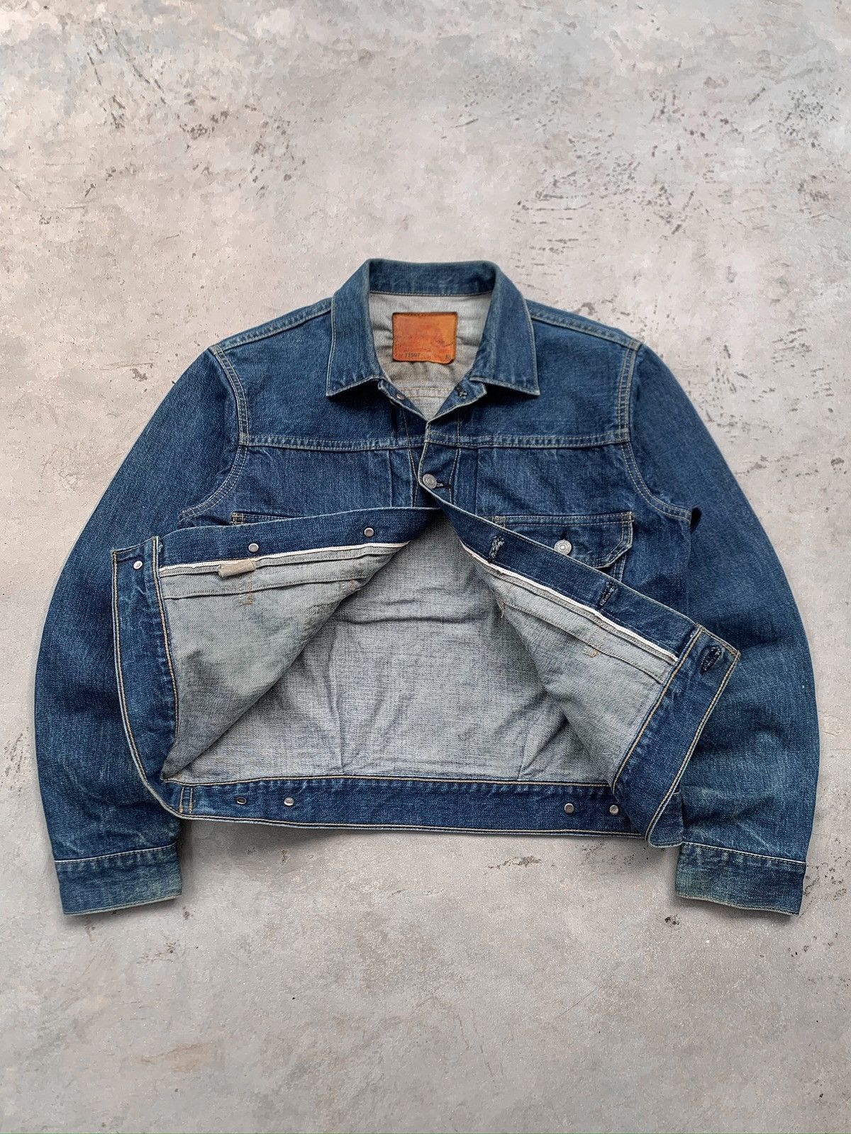 Levi's Vtg 90s Levis 507 Type ll Trucker Denim Jacket Made in Japan Size US L / EU 52-54 / 3 - 5 Thumbnail