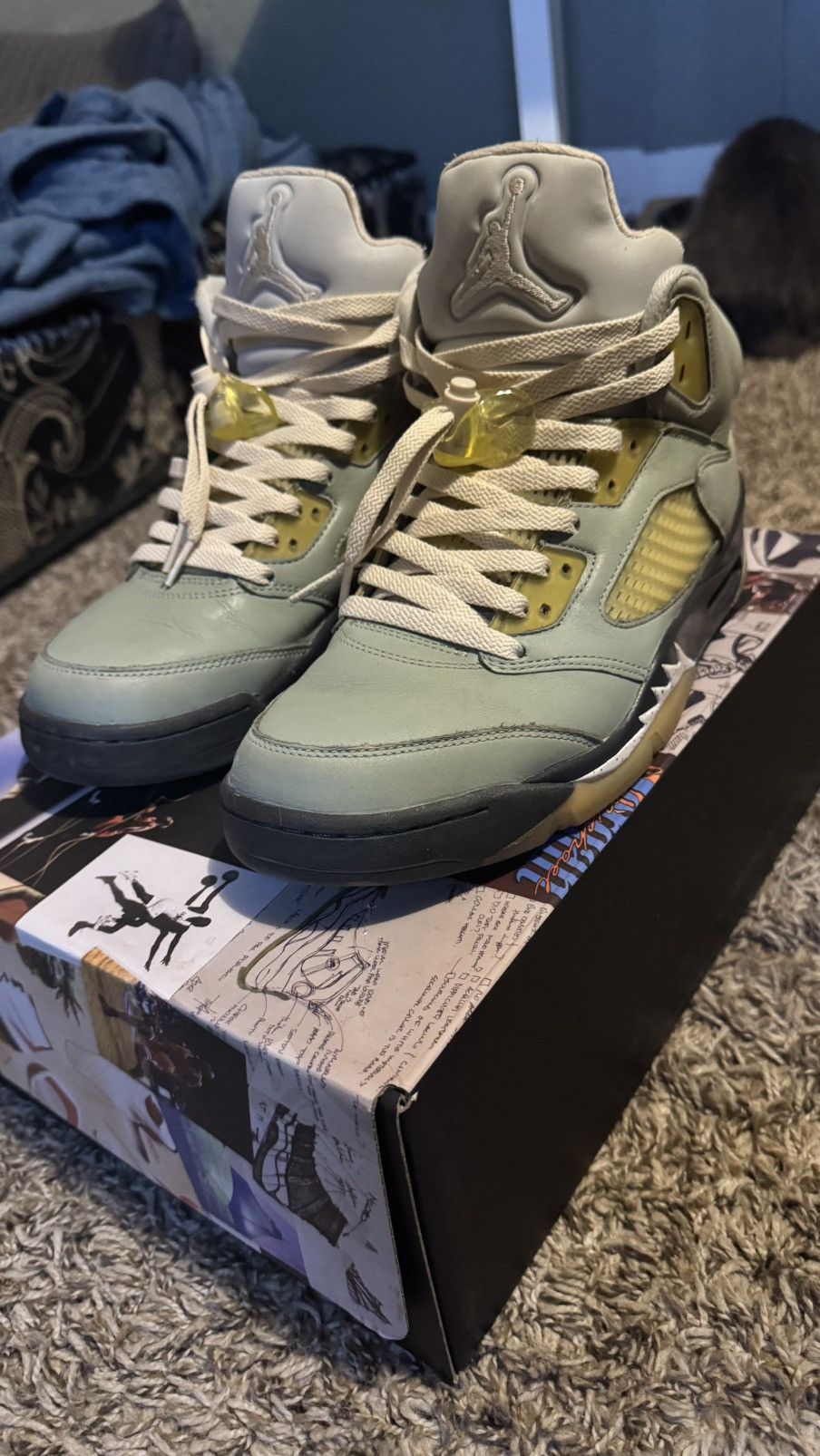 Jordan Brand Air Jordan 5 Retro 'Jade Horizon' Size US 9.5 / EU 42-43 - 1 Thumbnail
