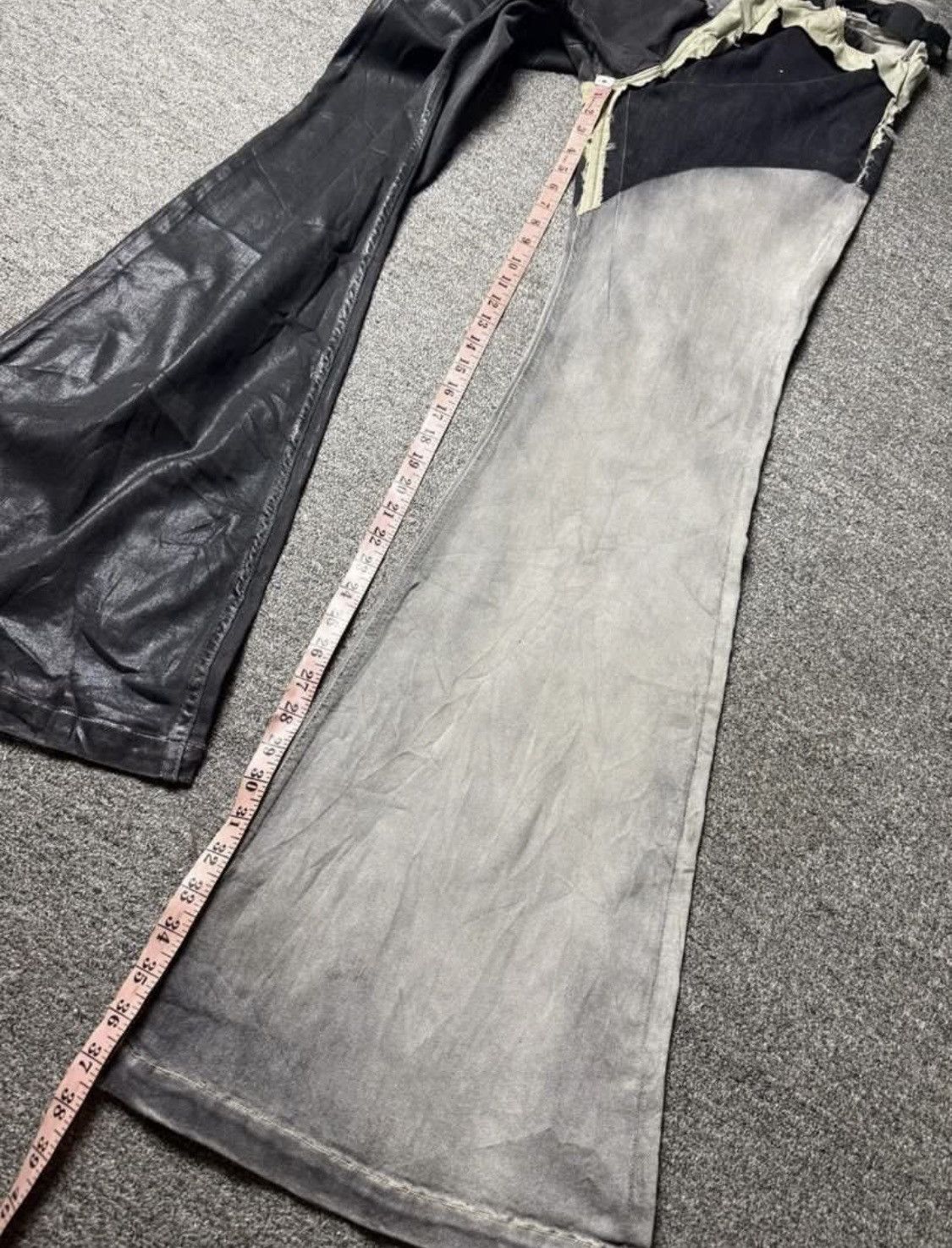Rick Owens Drkshdw Rick owens flared jeans reconstruction design Size US 32 / EU 48 - 9 Thumbnail