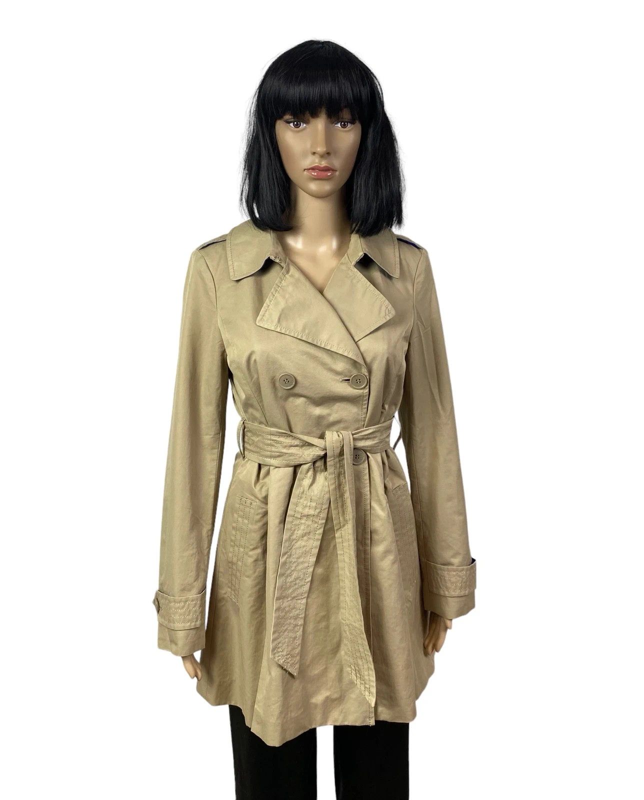 MAX&Co. Max&Co Trench Coat Belted Cotton size GB8 US4 Size S / US 4 / IT 40 - 1 Thumbnail