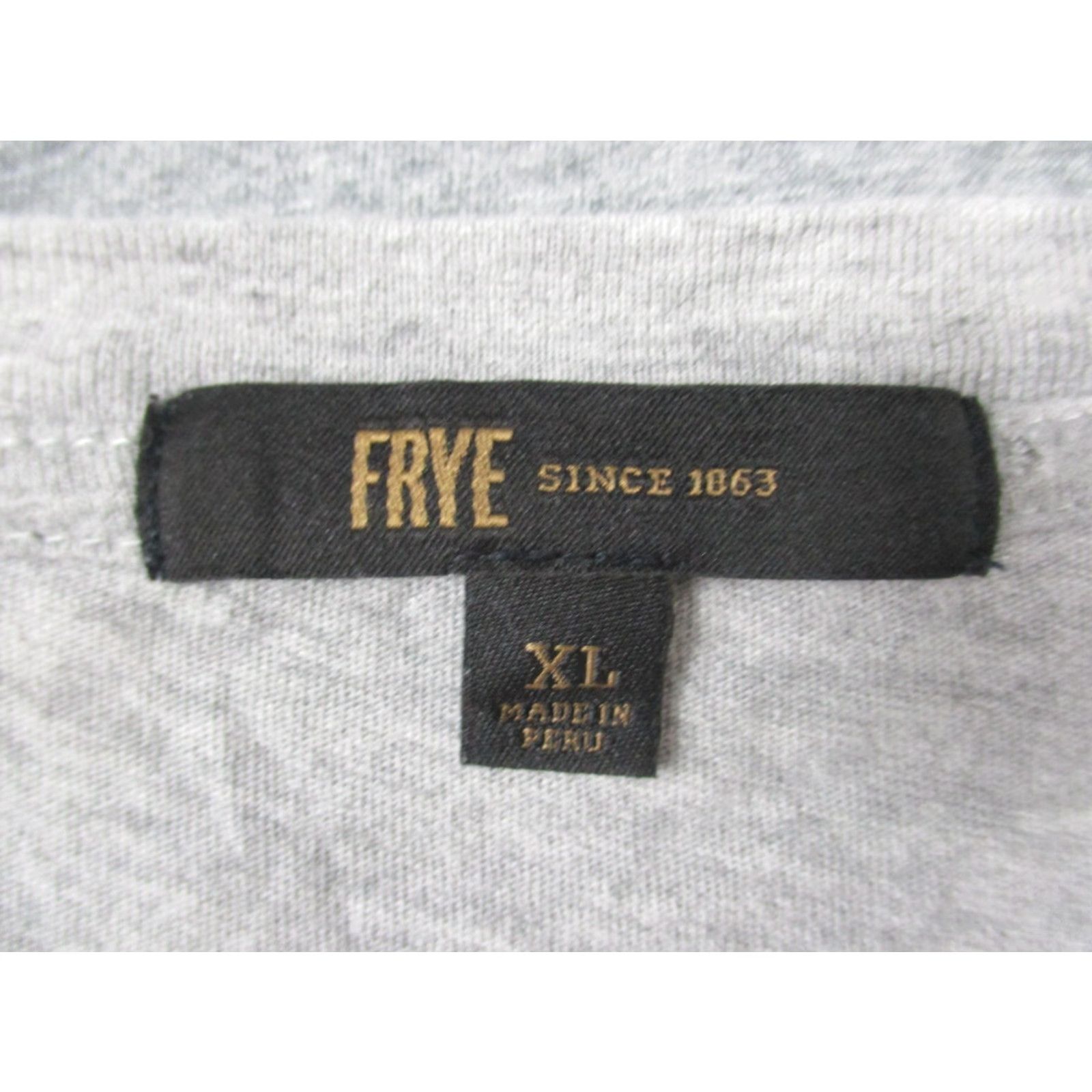 Frye VINTAGE Frye The Frye Company Shirt XL Gray Logo Men’s Graphic T-Shirt EUC Size US XL / EU 56 / 4 - 3 Thumbnail