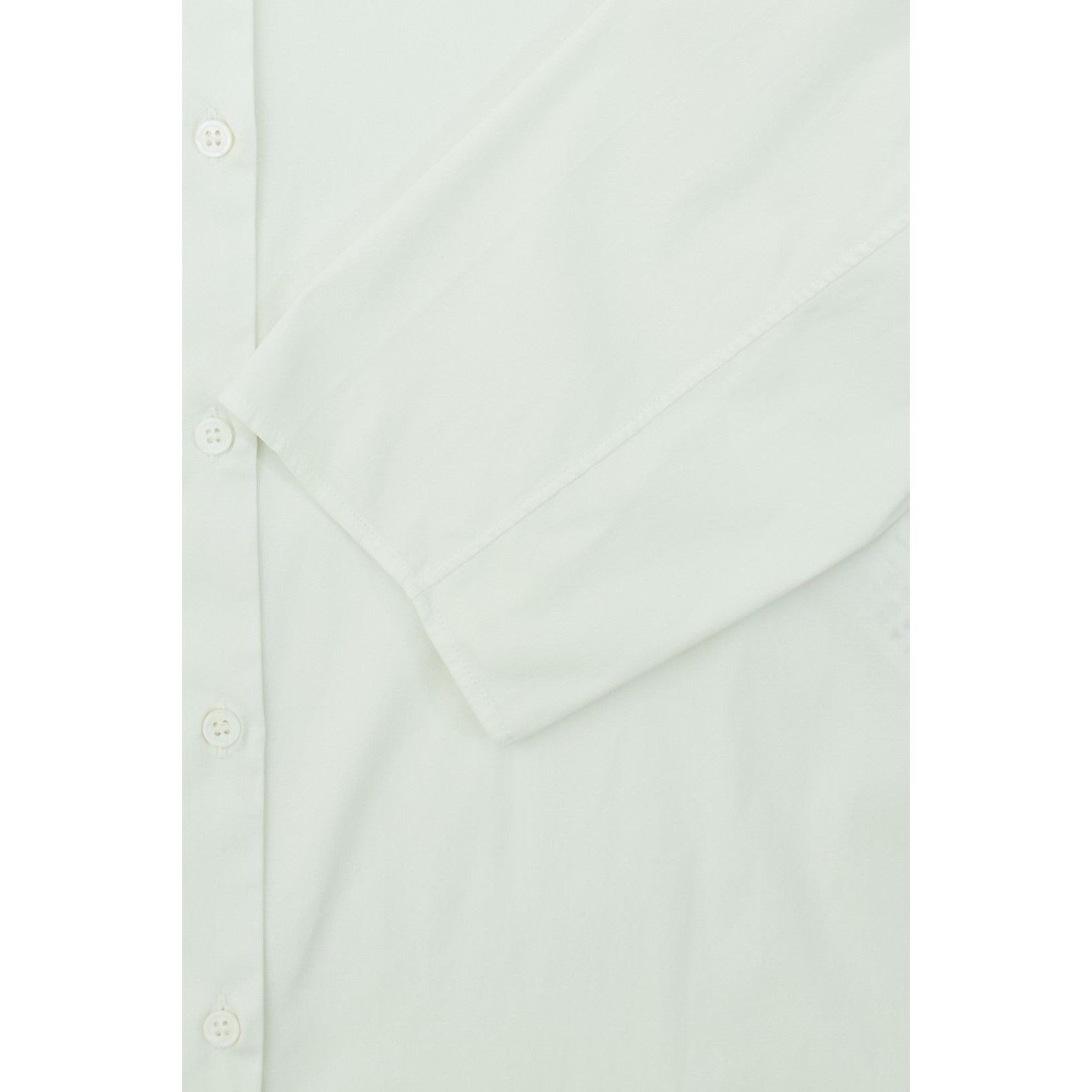 Jil Sander White 3/4th Sleeve Shirt Size S / US 4 / IT 40 - 3 Thumbnail