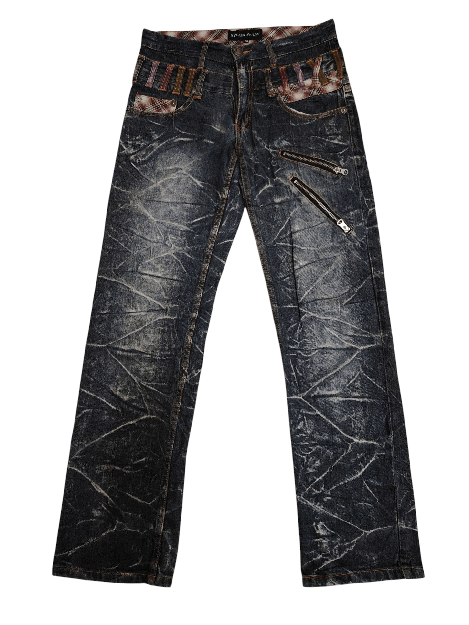 Kapital Nylaus Double Waist Denim Jeans Size US 30 / EU 46 - 1 Thumbnail