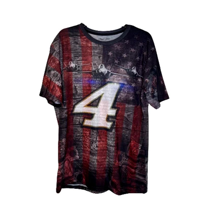 NASCAR Stewart-Haas Racing Short Sleeve American Shirt, #4, Large Size US L / EU 52-54 / 3 - 1 Thumbnail