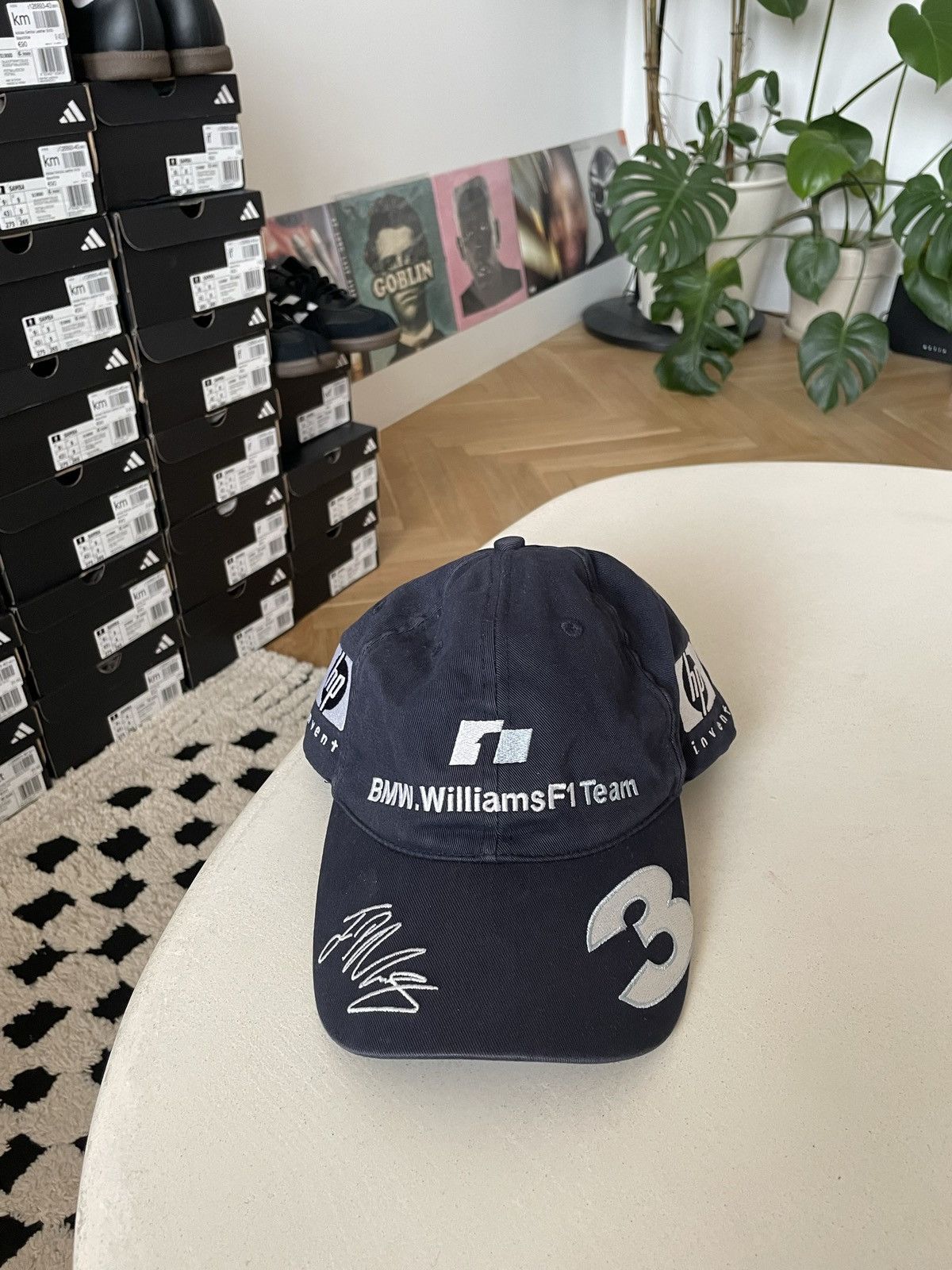 Vintage Y2k BMW Williams Formula Team Cap Hat Racing Rare