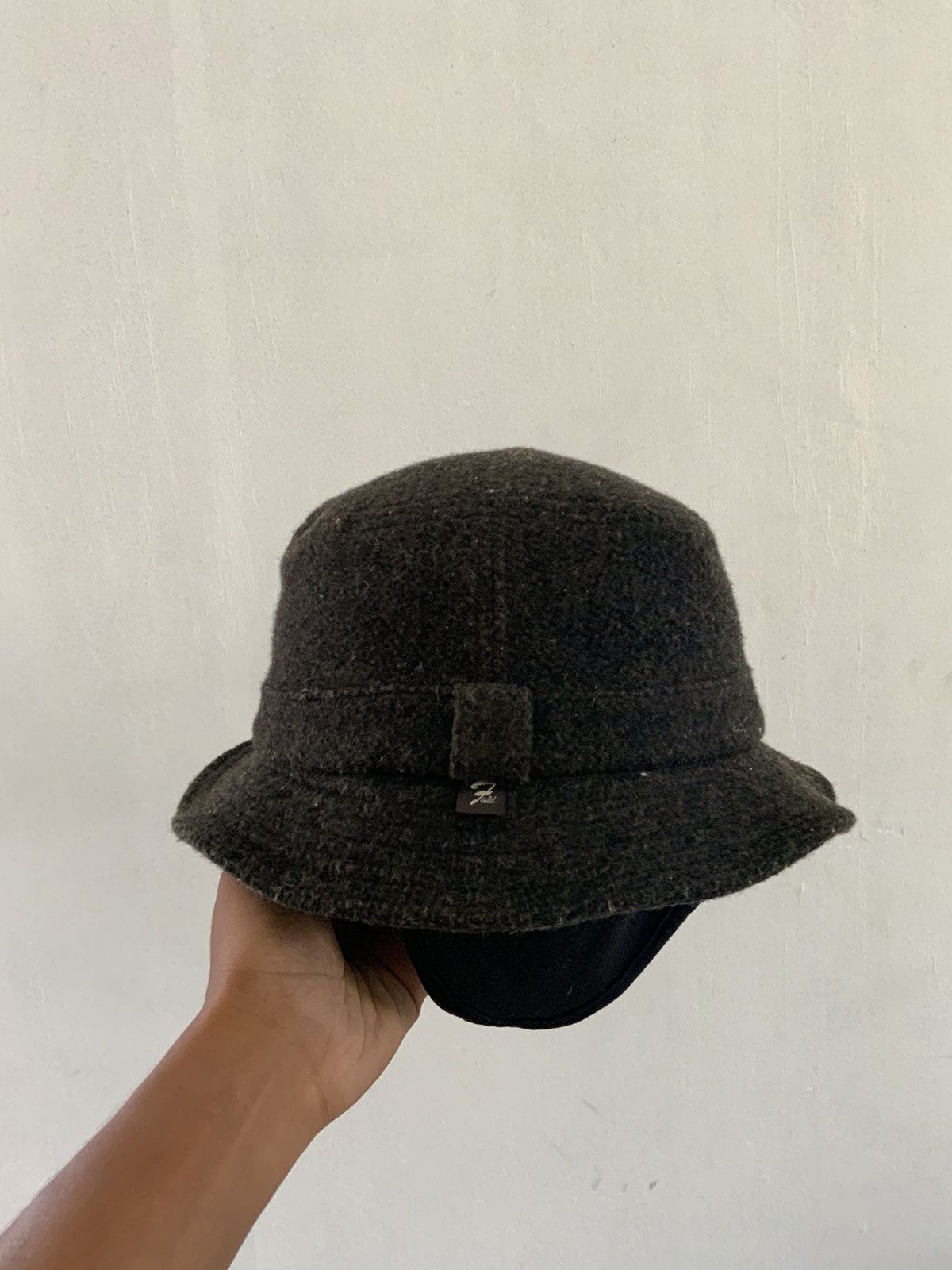 Japanese Brand Vintage Mohair Fur Wool Ski Japan Outdoor Bucket Hat Size ONE SIZE - 3 Thumbnail