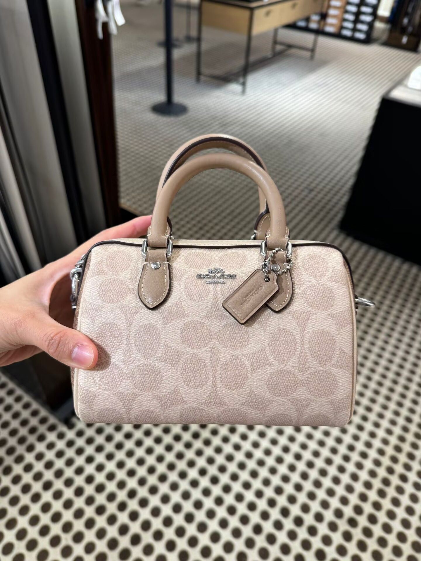 coach Mini Rowan Crossbody Bag In Blocked cw330