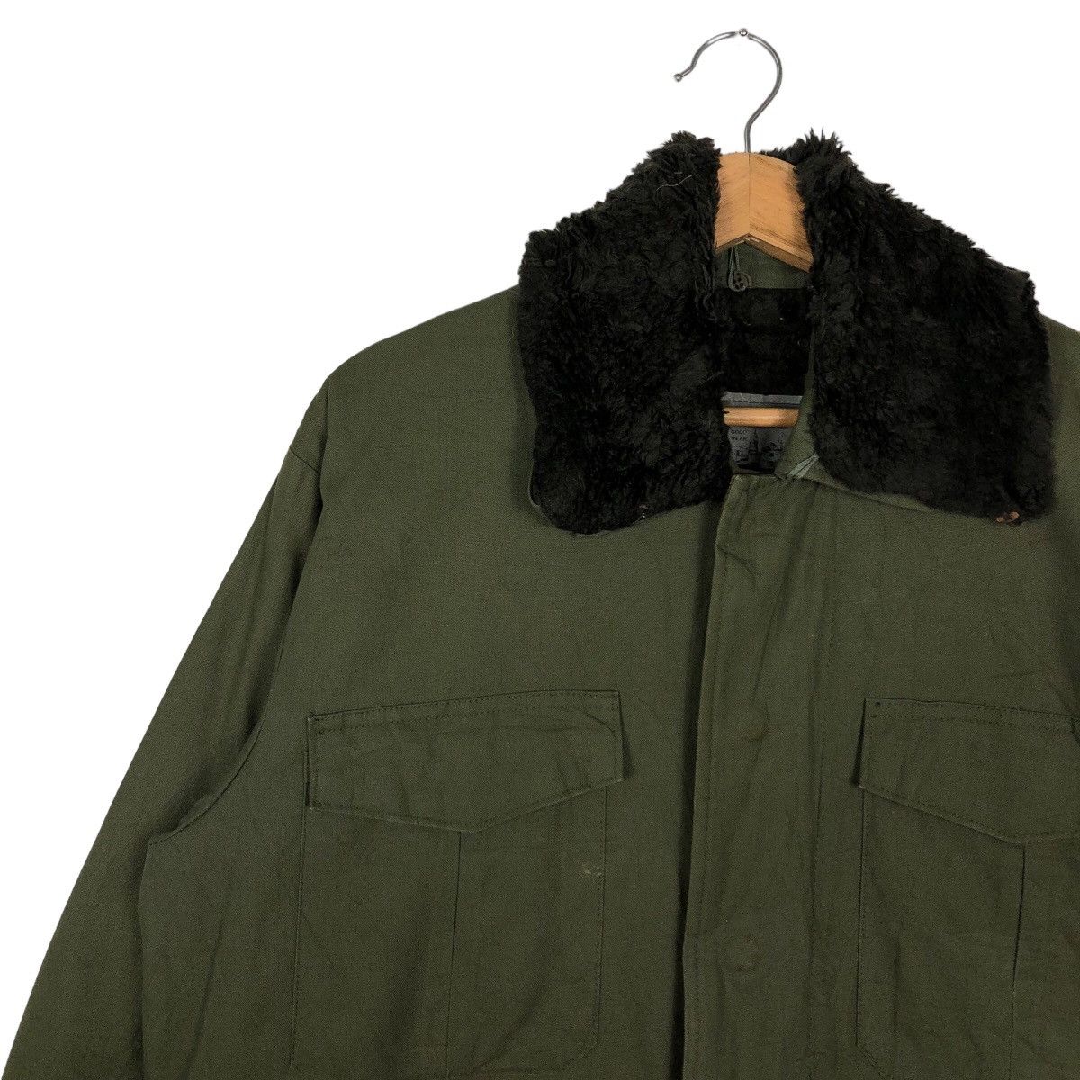 Vintage 🔥90’s Vintage Pine Hill Military Hunting Jacket Mink Fur Size US L / EU 52-54 / 3 - 4 Thumbnail