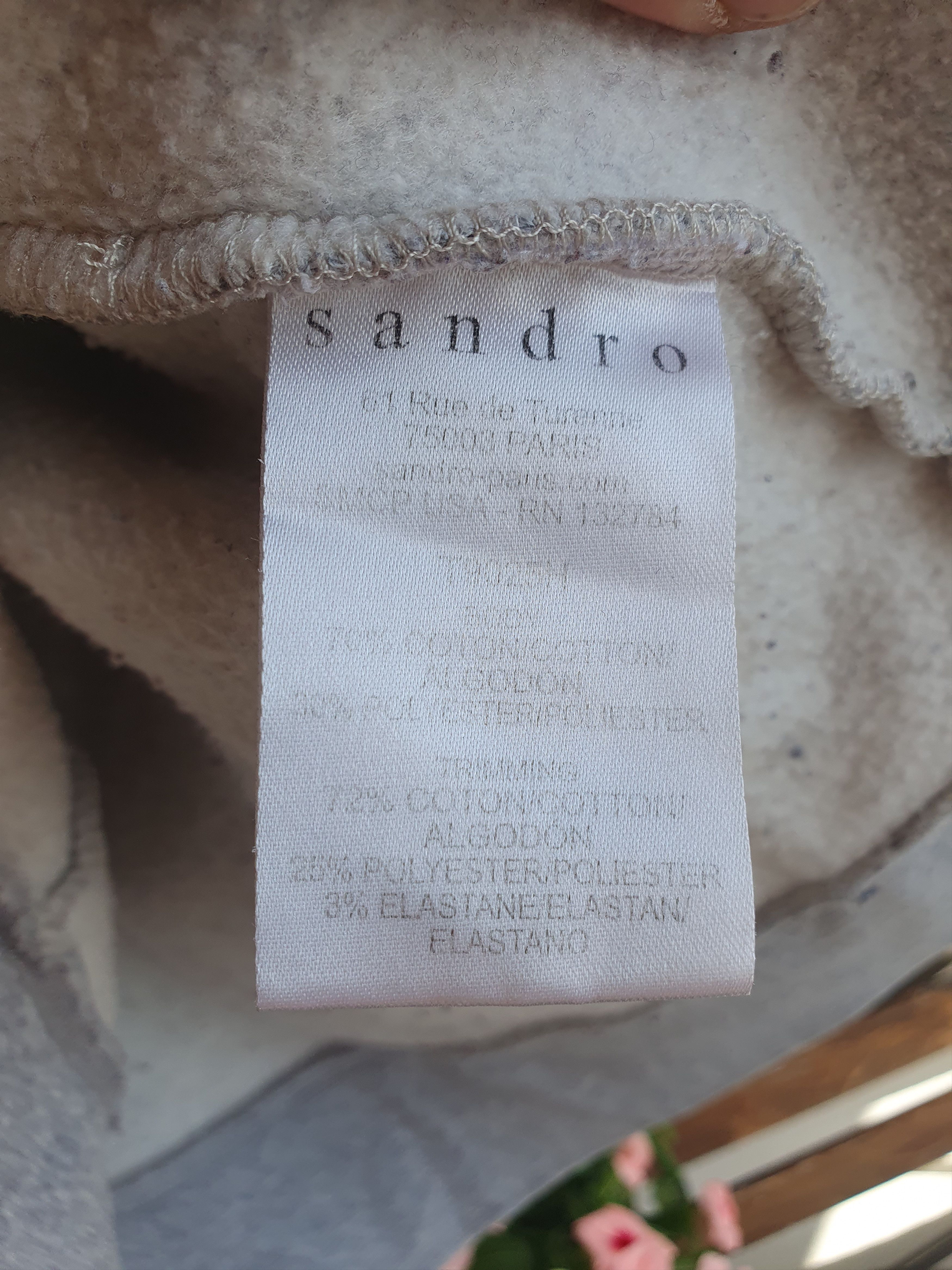 Sandro Sandro Play Grey Cotton Sweatshirt sz 3/M Size M / US 6-8 / IT 42-44 - 4 Thumbnail
