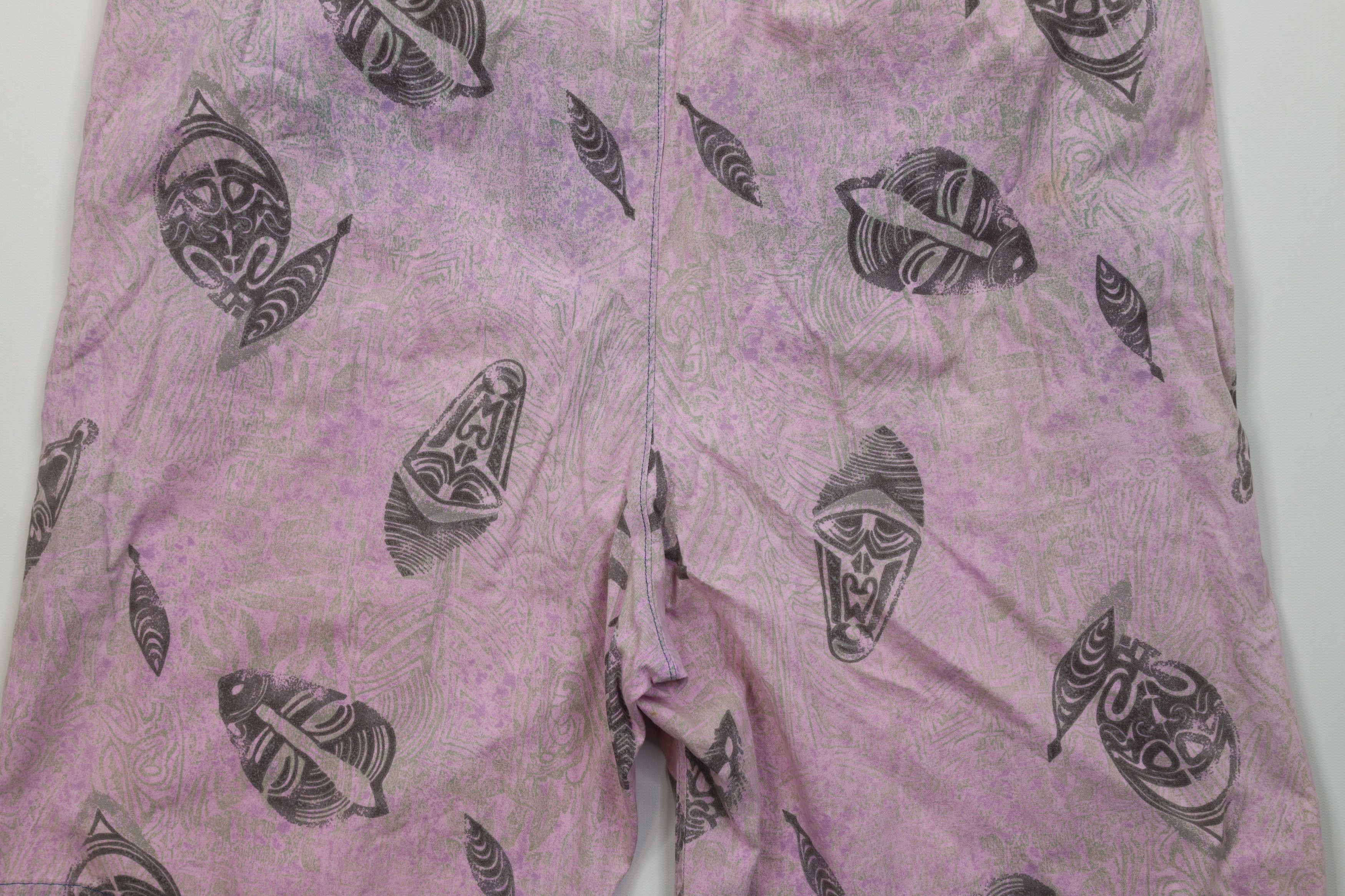 Vintage Vintage 90s Streetwear Mask Lined Surfing Shorts Trunks Size US 36 / EU 52 - 12 Thumbnail