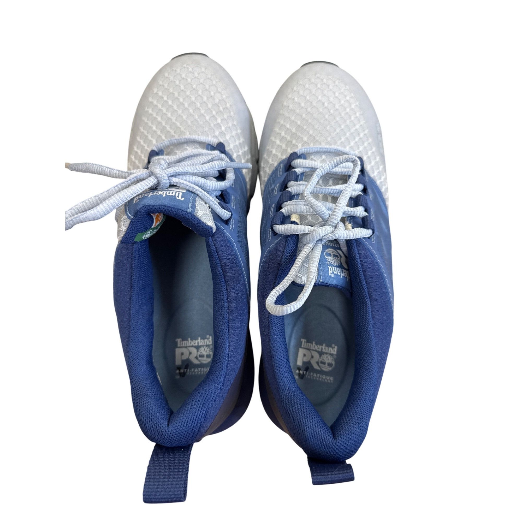 Timberland Timberland Pro Womens Blue & White Alloy Toe Sneakers Size 9 Size US 9 / IT 39 - 8 Thumbnail