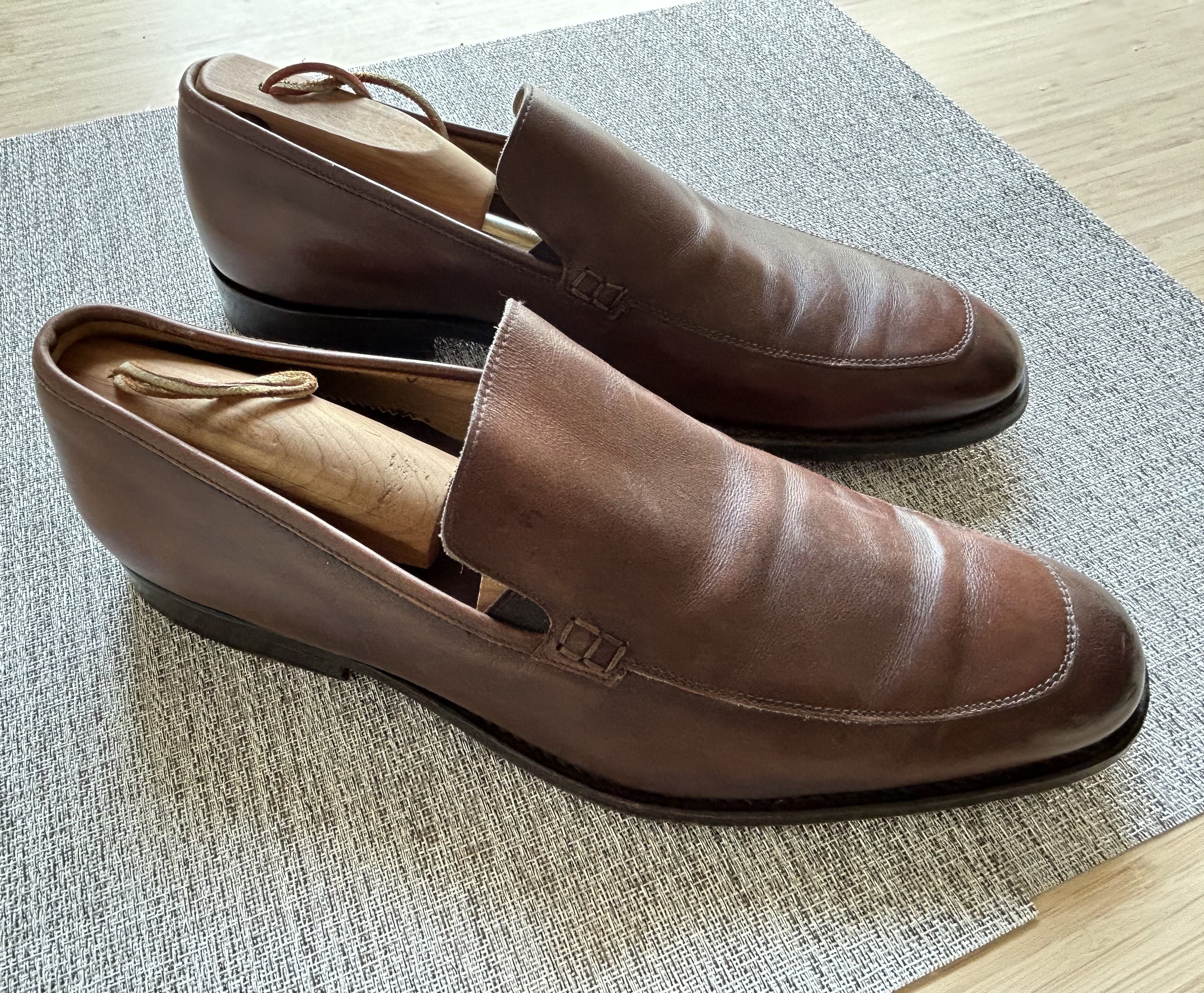 Other Varda Italian Leather Slip On Loafers Size US 11 / EU 44 - 3 Thumbnail