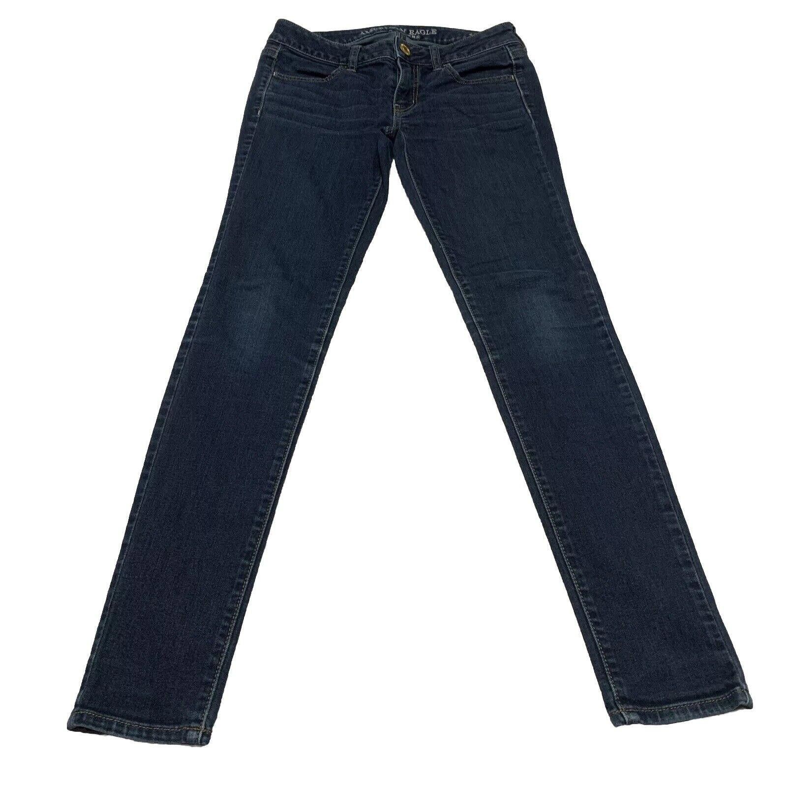 Other American Eagle Women's Jegging Size 2 Blue Stretch Jeans Size 26" / US 2 / IT 38 - 1 Thumbnail
