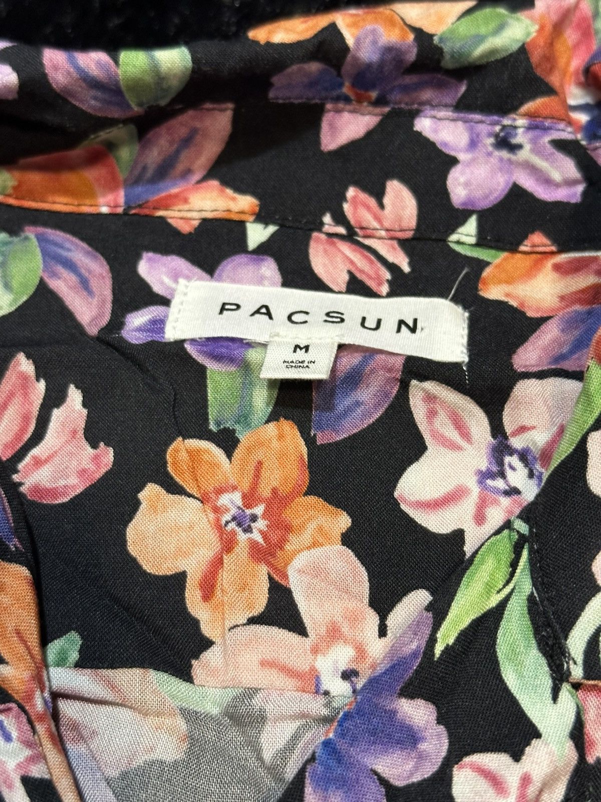 Pacsun Floral Button Up Size US M / EU 48-50 / 2 - 2 Thumbnail