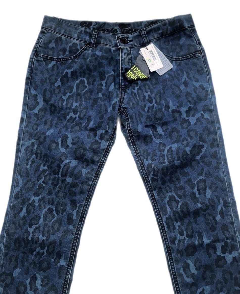 Roberto Cavalli Blue leopard limited Roberto Cavalli jeans Size 27" / US 4 / IT 40 - 1 Thumbnail