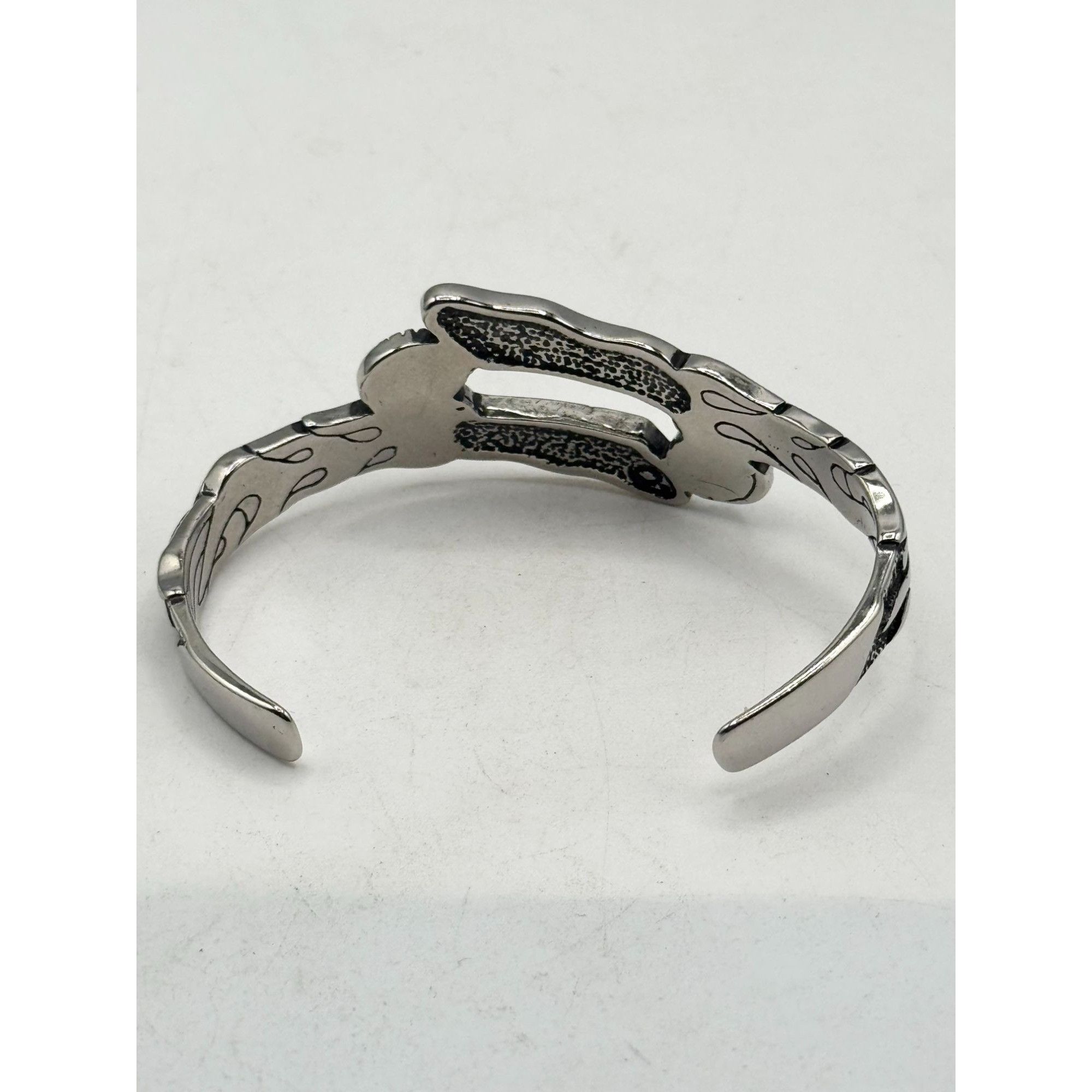 Harley Davidson Vintage Harley Davidson Turquoise Silver Cuff Bracelet Size ONE SIZE - 3 Thumbnail