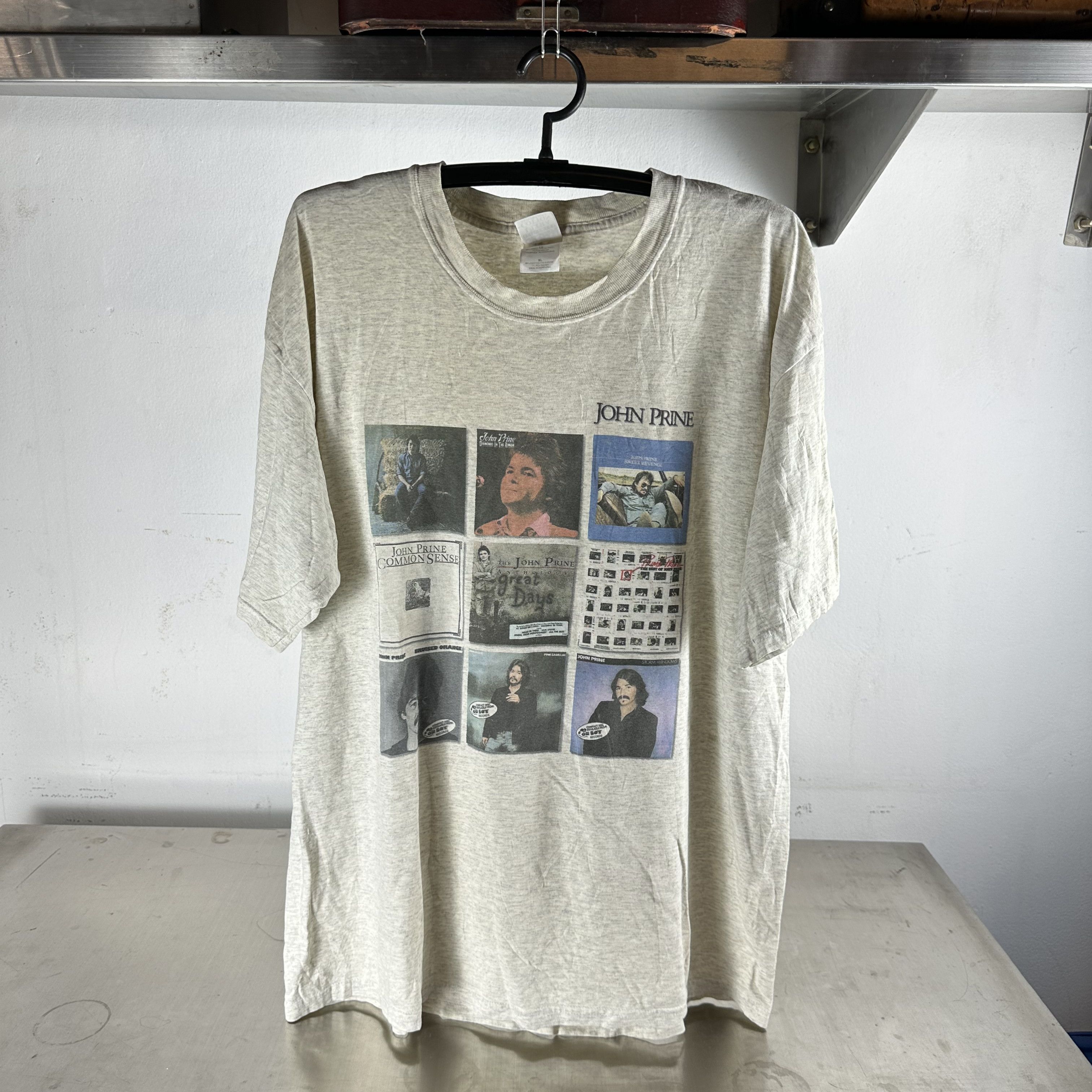Vintage ​Vintage 2000s John Prine Oh Boy Records Promo T-shirt Size US XL / EU 56 / 4 - 1 Thumbnail