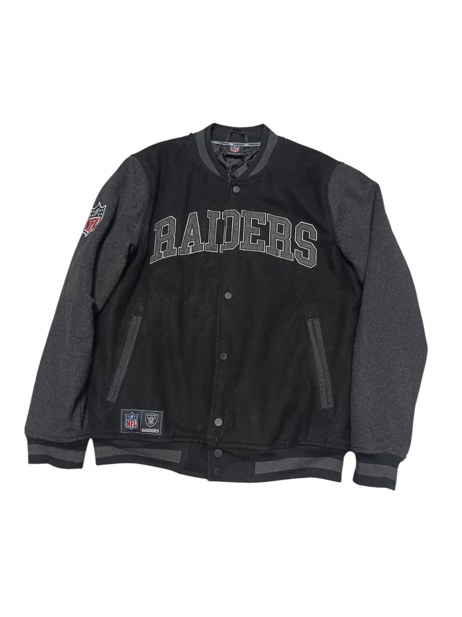 NFL OAKLAND RAIDERS NFL WOOL BOMBER JACKET EMBROIDERED LOGO Size US M / EU 48-50 / 2 - 1 Thumbnail
