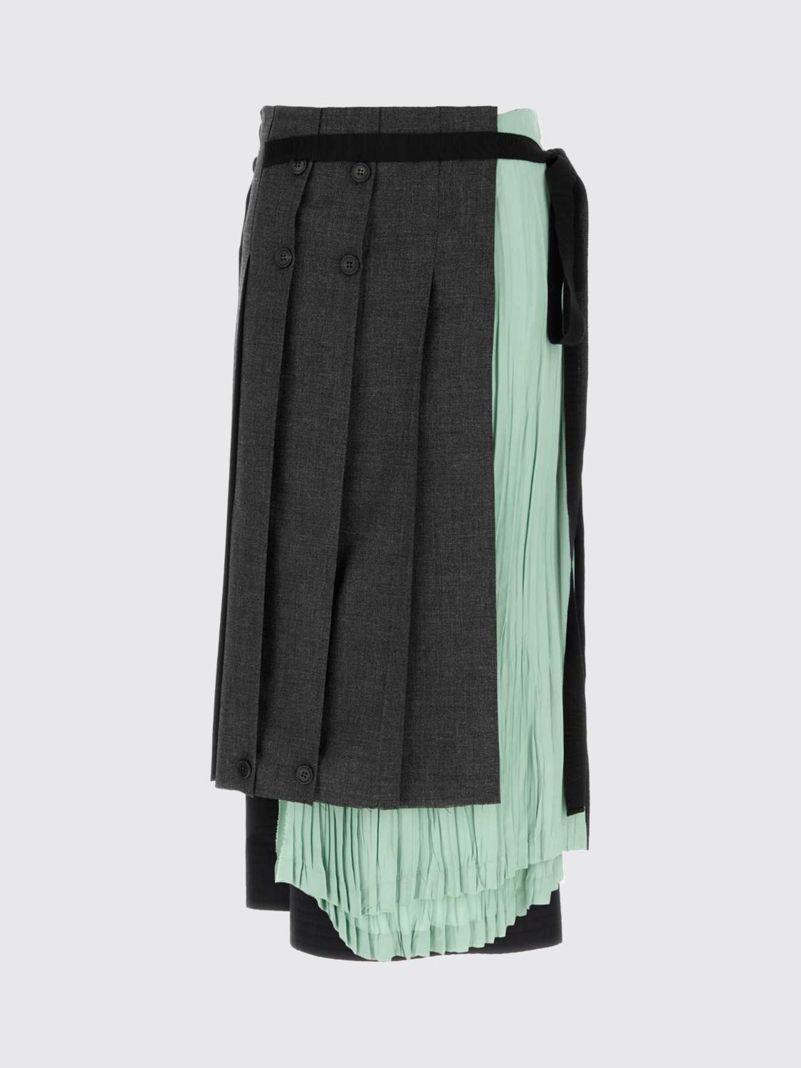 Prada Prada Skirt Woman Grey Size 27" / US 4 / IT 40 - 1 Preview
