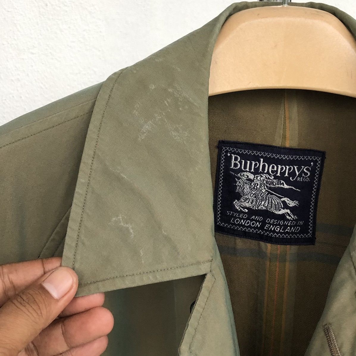 Burberry Vintage 90s Burberrys Prorsum London England Trench Coat Size US M / EU 48-50 / 2 - 17 Thumbnail