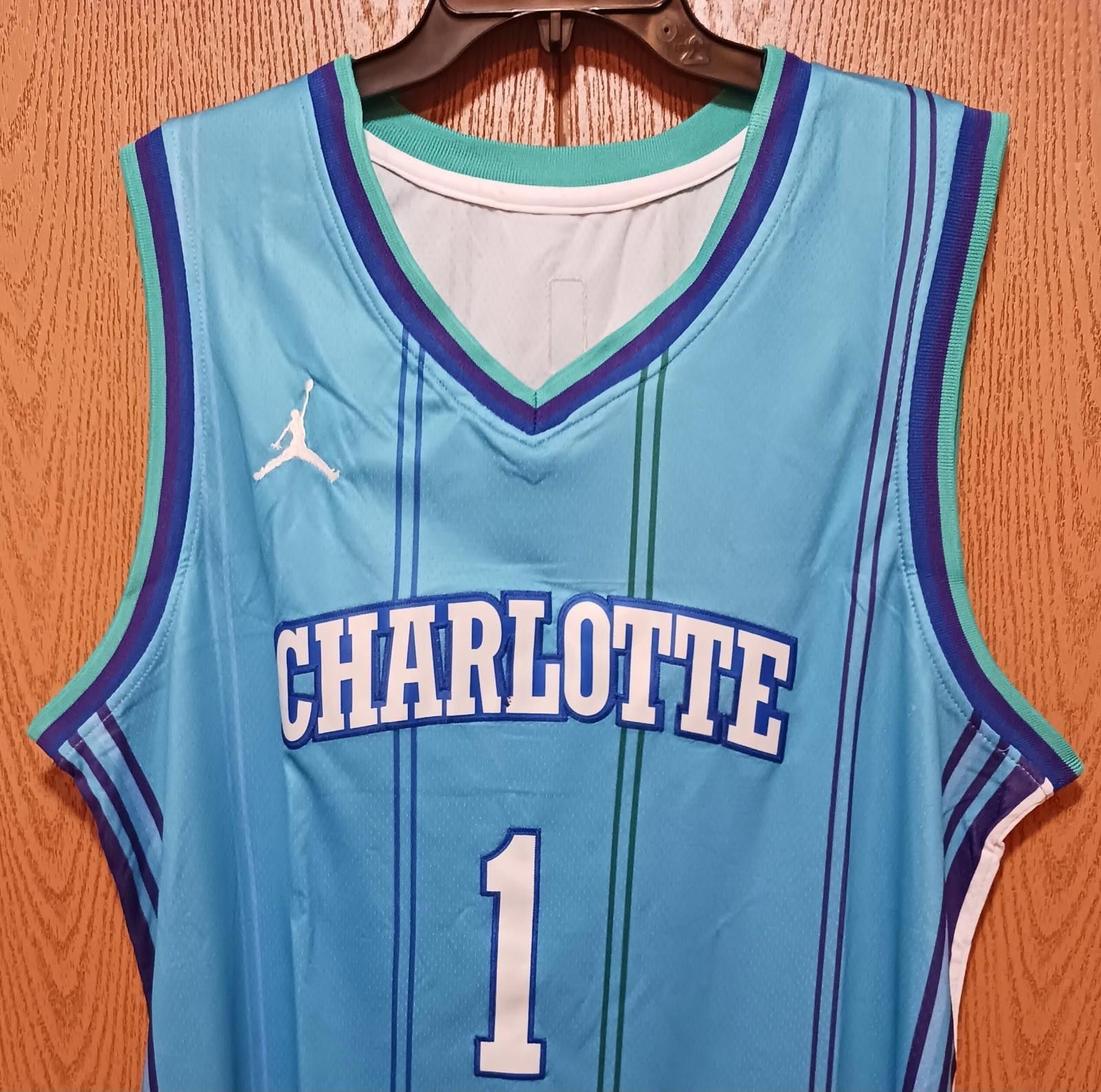 Other LaMelo Ball (Charlotte)-(Blue)-(Jersey)-(New Condition)-$100 Size US XL / EU 56 / 4 - 3 Thumbnail
