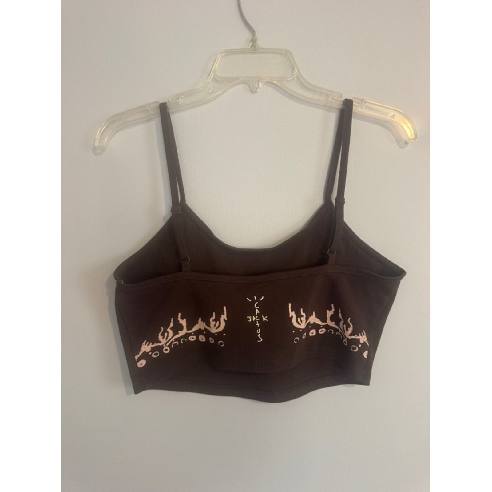 Other Cactus Jack by Travis Scott Sunshine Cropped Tank 'Brown' Size L / US 10 / IT 46 - 4 Thumbnail