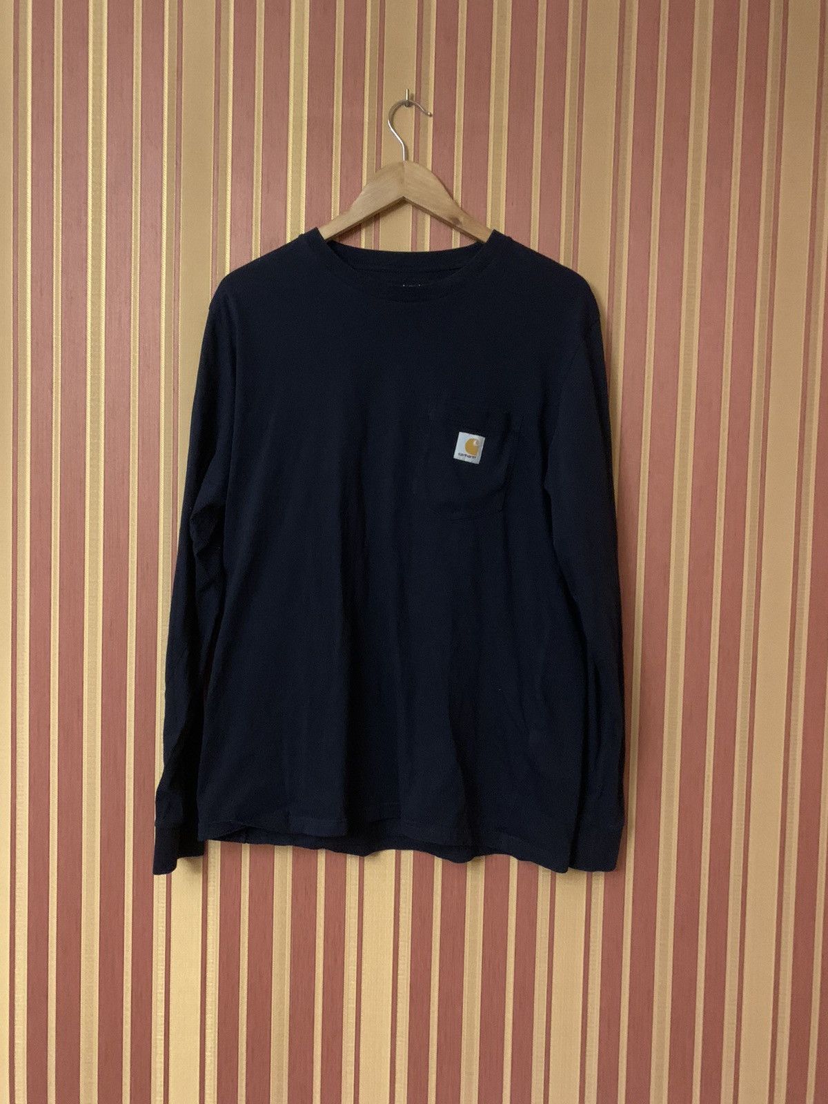Carhartt Carhartt K126 Men's Long-Sleeve Pocket T-Shirt Blue Large Size US L / EU 52-54 / 3 - 1 Thumbnail