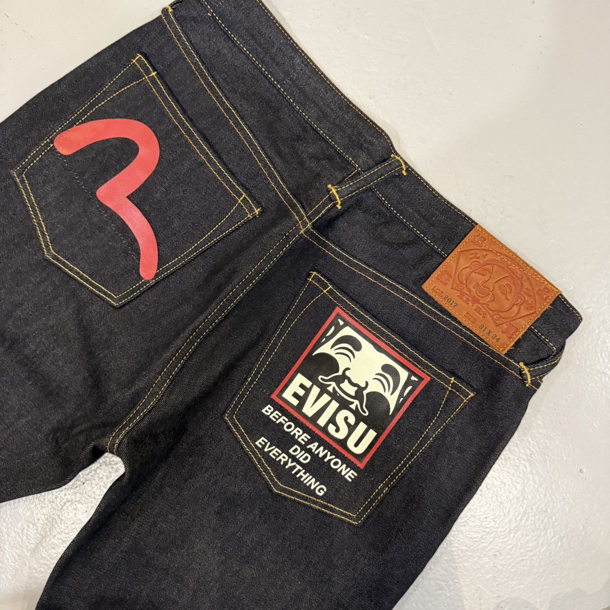 Evisu Evisu Selvedge Denim Pants Size US 33 - 8 Thumbnail