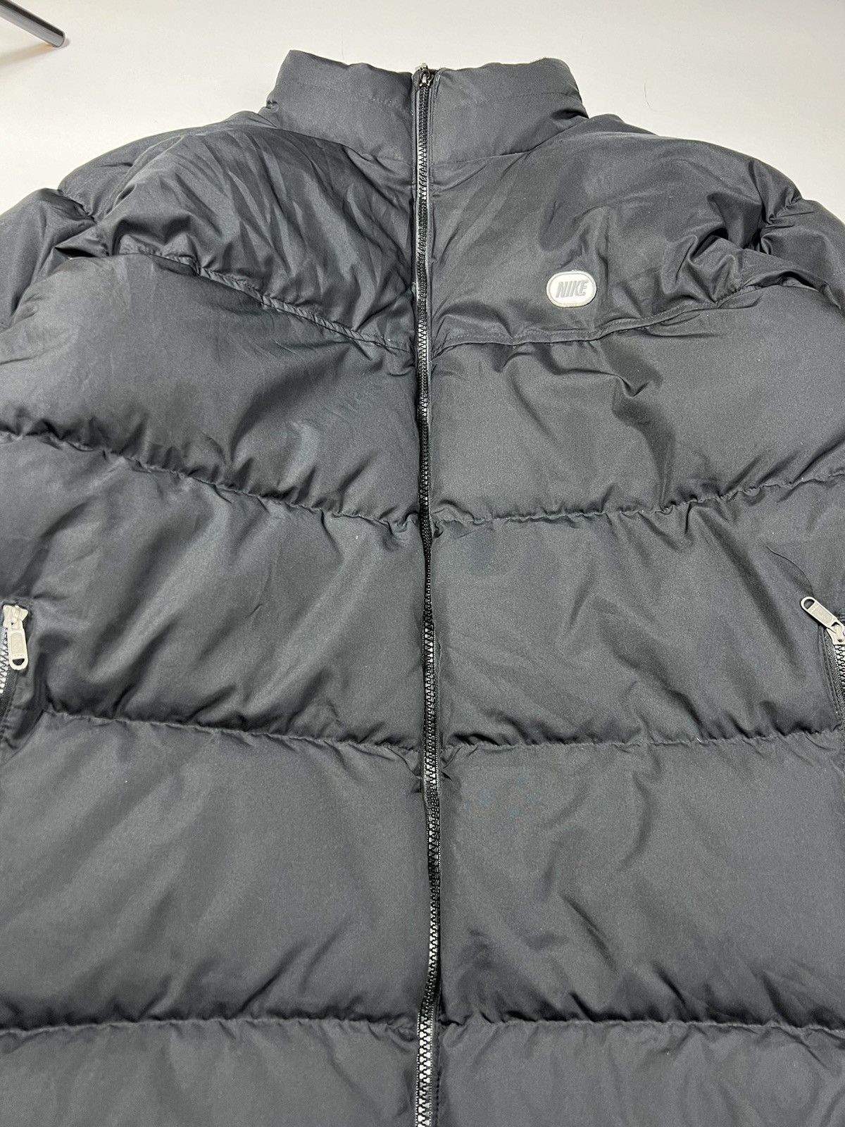 Nike Vintage Nike Down Jacket Puffer Y2K Drill Size XL Size US XL / EU 56 / 4 - 4 Thumbnail