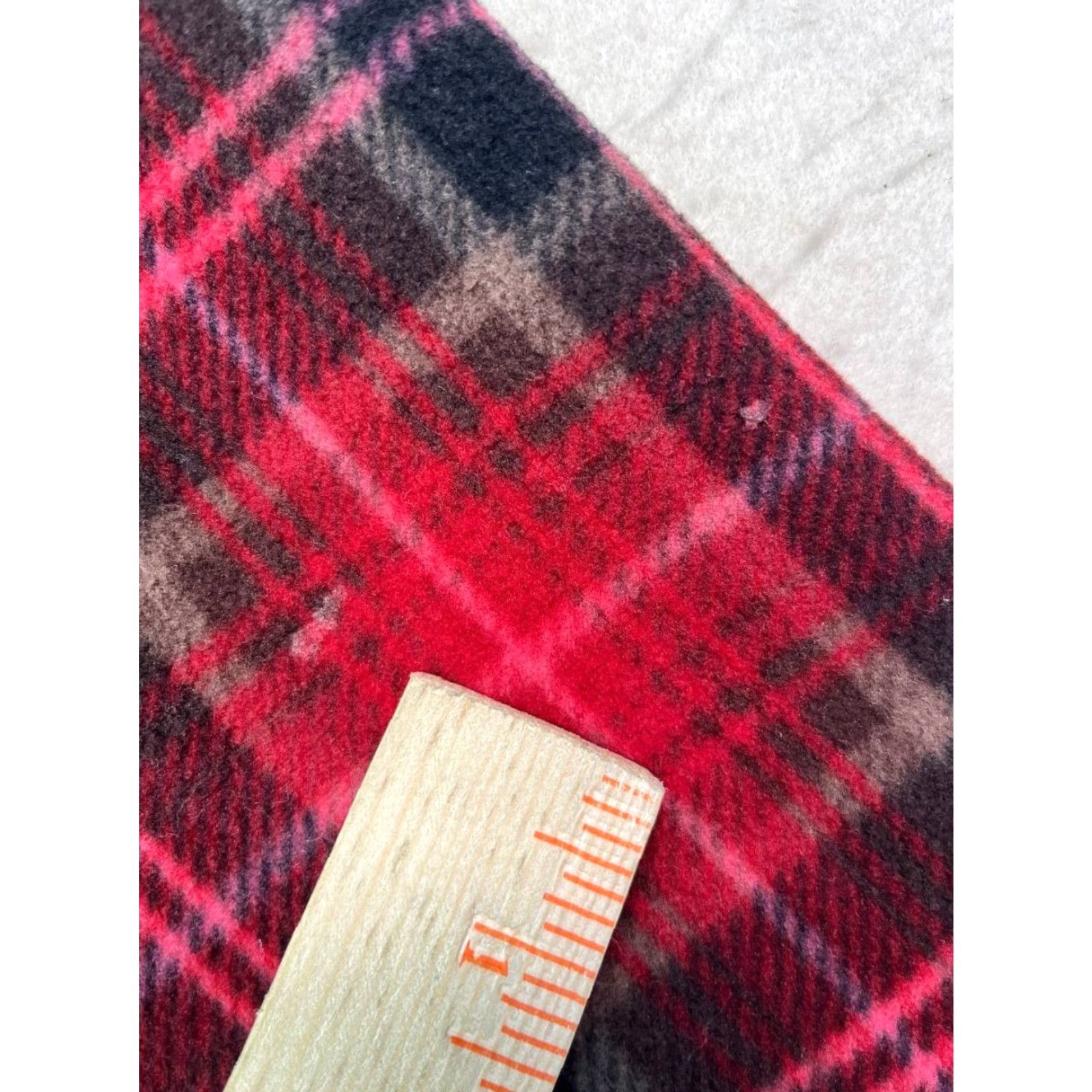 SKIMS SKIMS Flannel Fleece Plaid Button Sleep Lounge Shirt Pajama Top Size M Red Unisex Adults Long Sleeve Collared Pajama Top Size M / US 6-8 / IT 42-44 - 7 Thumbnail