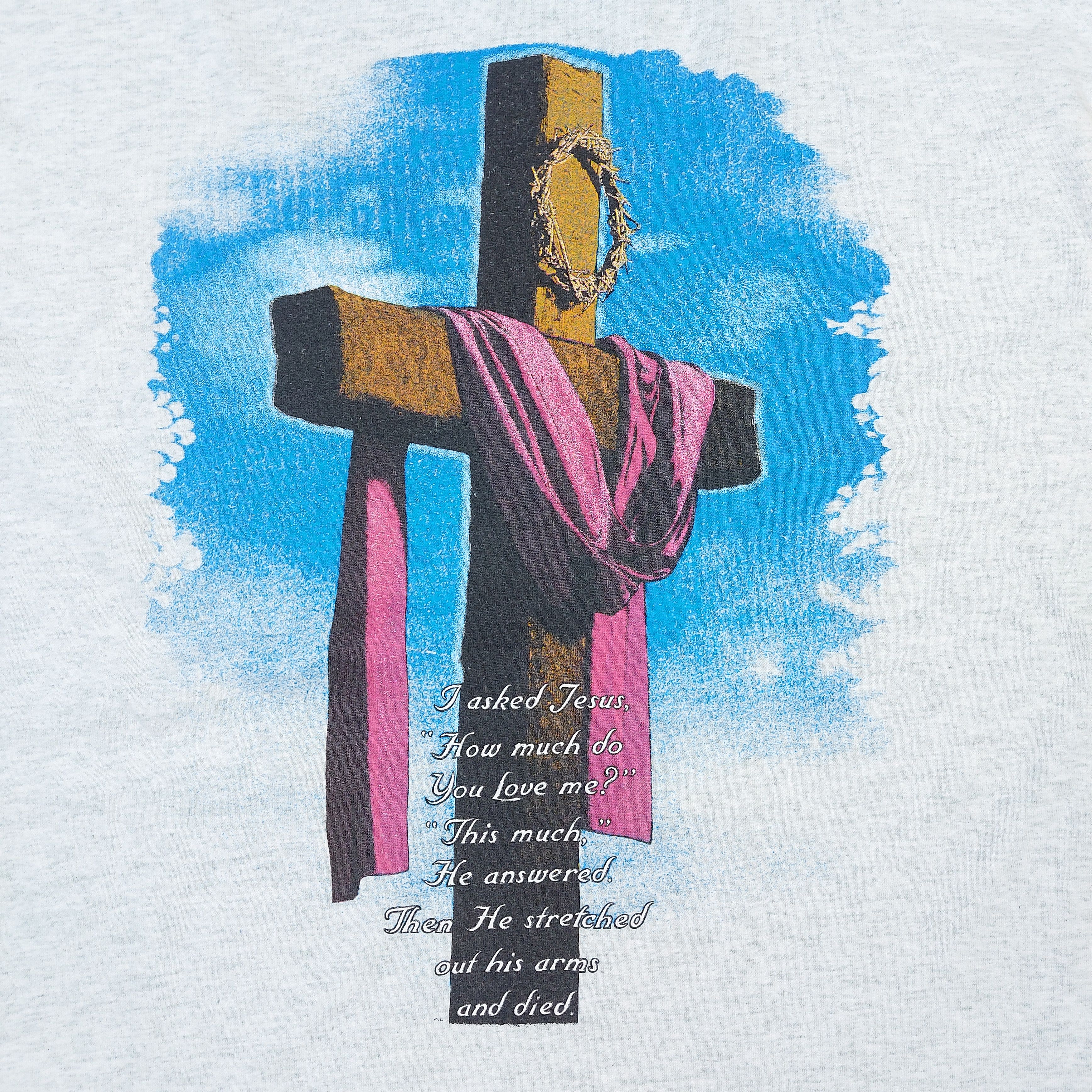 Other Vintage 90s Jesus Cross Religious TEE Size US XL / EU 56 / 4 - 2 Thumbnail