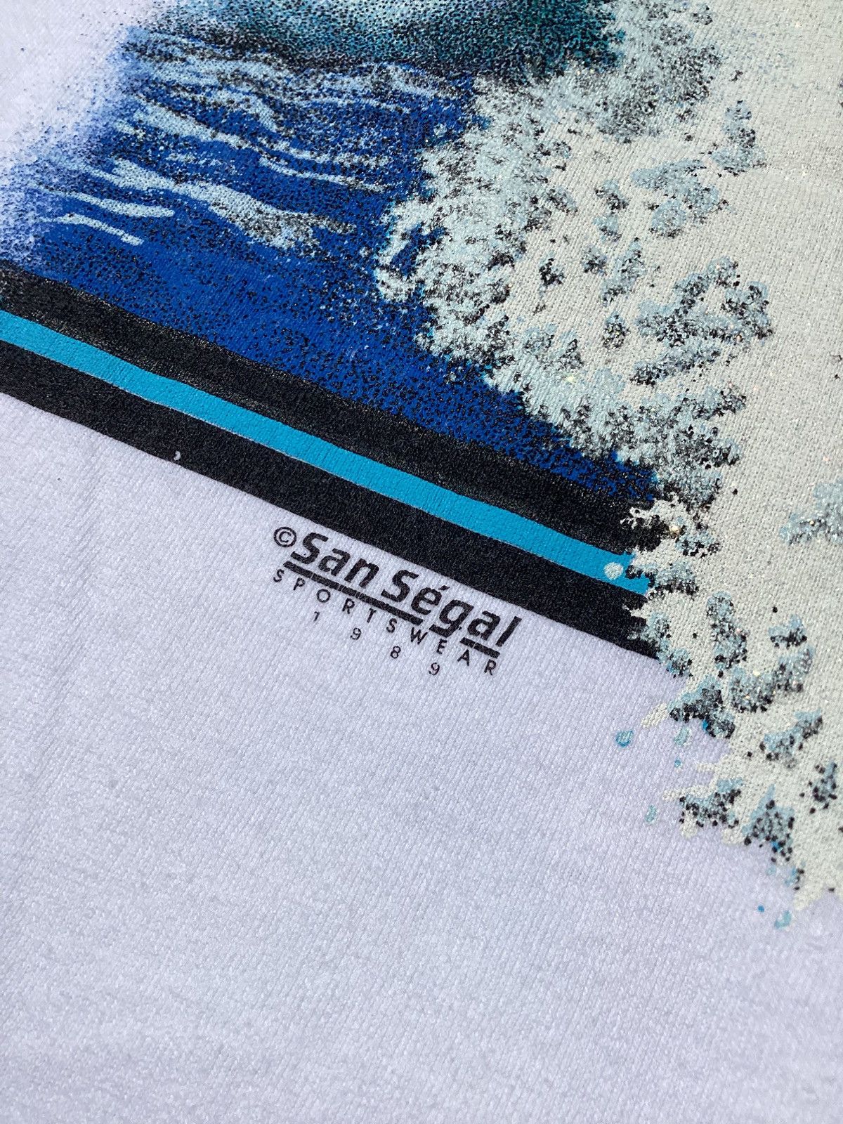 Vintage Vtg 1989 SeaWorld San Siegel orca whale Shamu all sport tee Size US XL / EU 56 / 4 - 3 Thumbnail