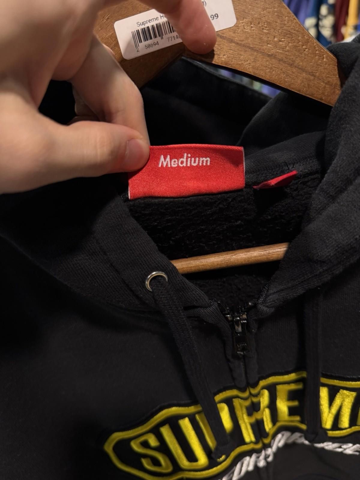 Supreme Supreme Performance Zip Up Hooded Sweatshirt Black Size (M) Size US M / EU 48-50 / 2 - 8 Thumbnail