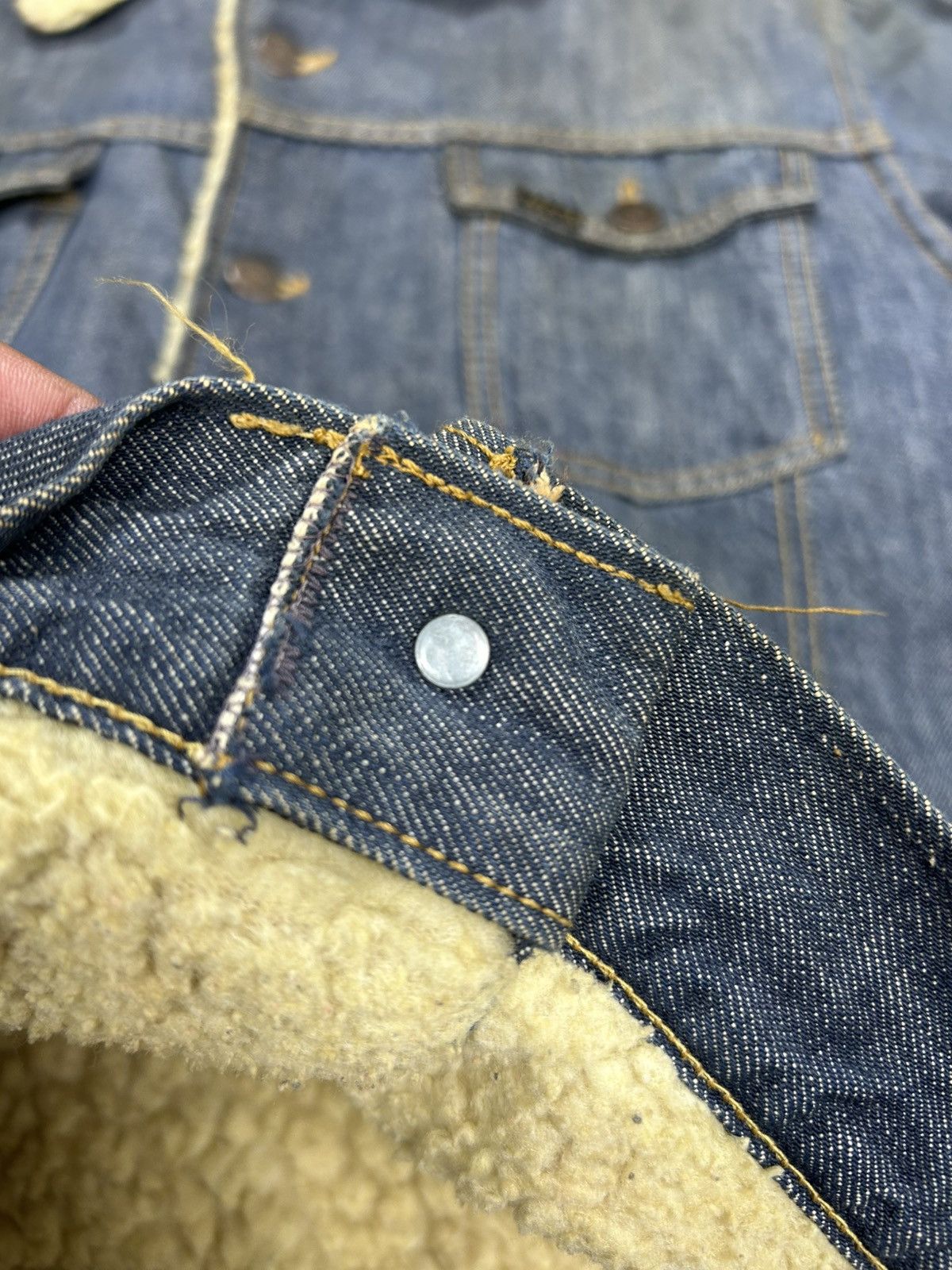 Sears Vintage 60’s Sears Roebuck Denim Sherpa Lined Ranch Jacket Size US M / EU 48-50 / 2 - 11 Thumbnail